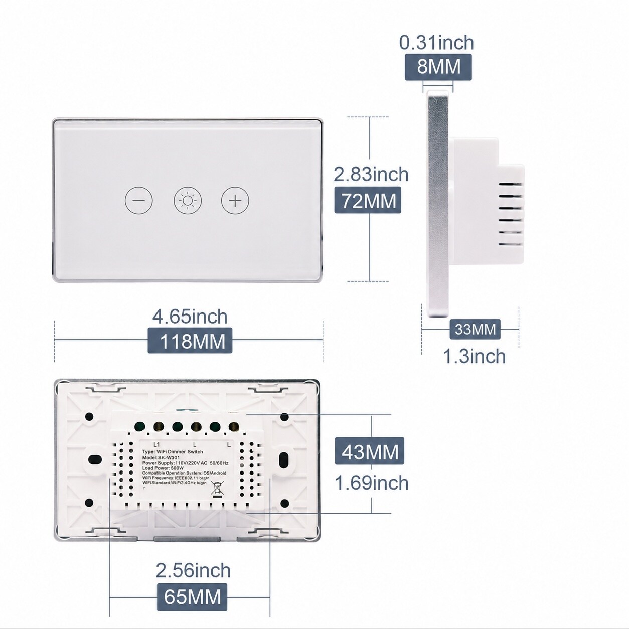 AKSCYZM LAK0716K078 Light-Dimmers - View #2
