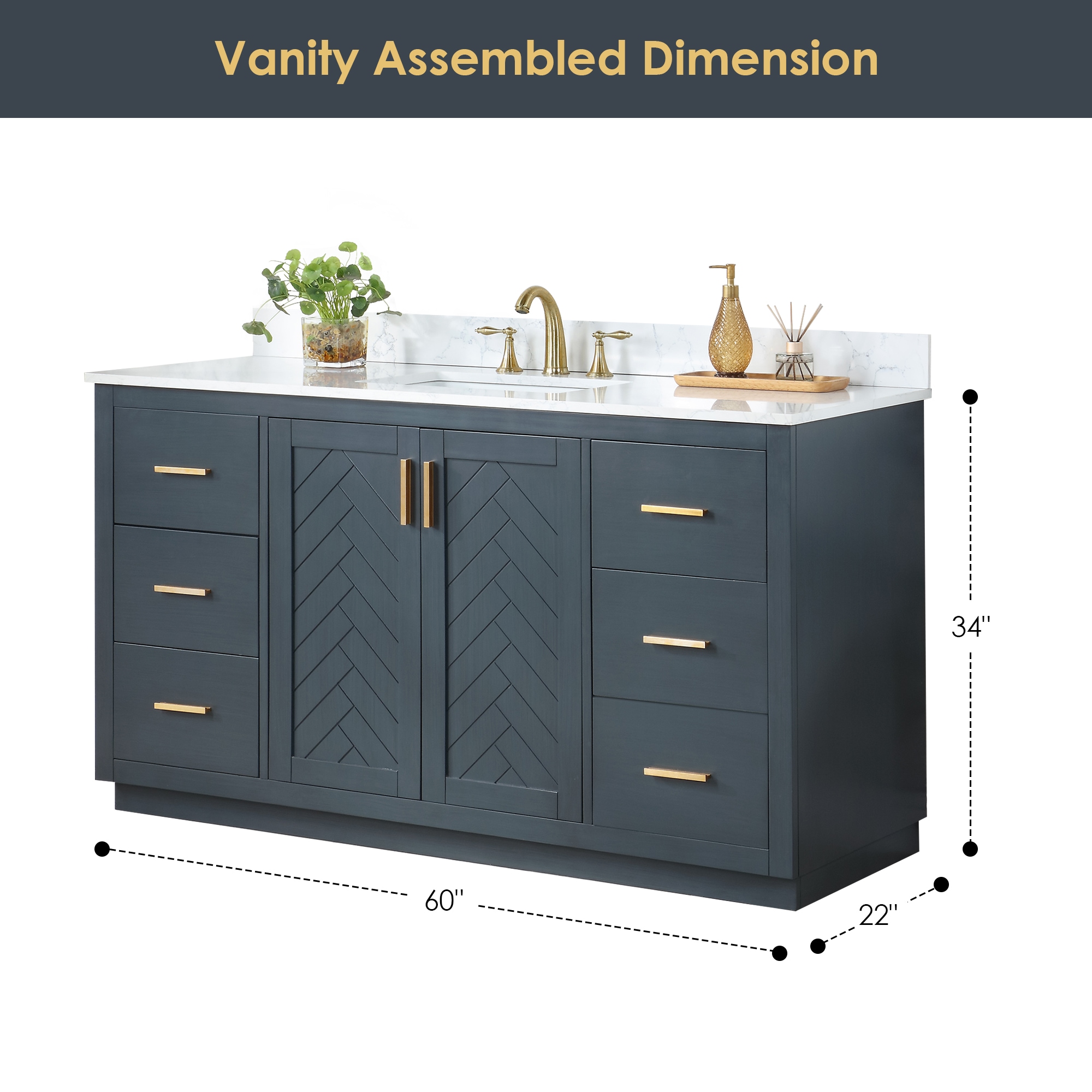 Altair 543060S-CB-GW Bath-Vanity-Combo - View #12
