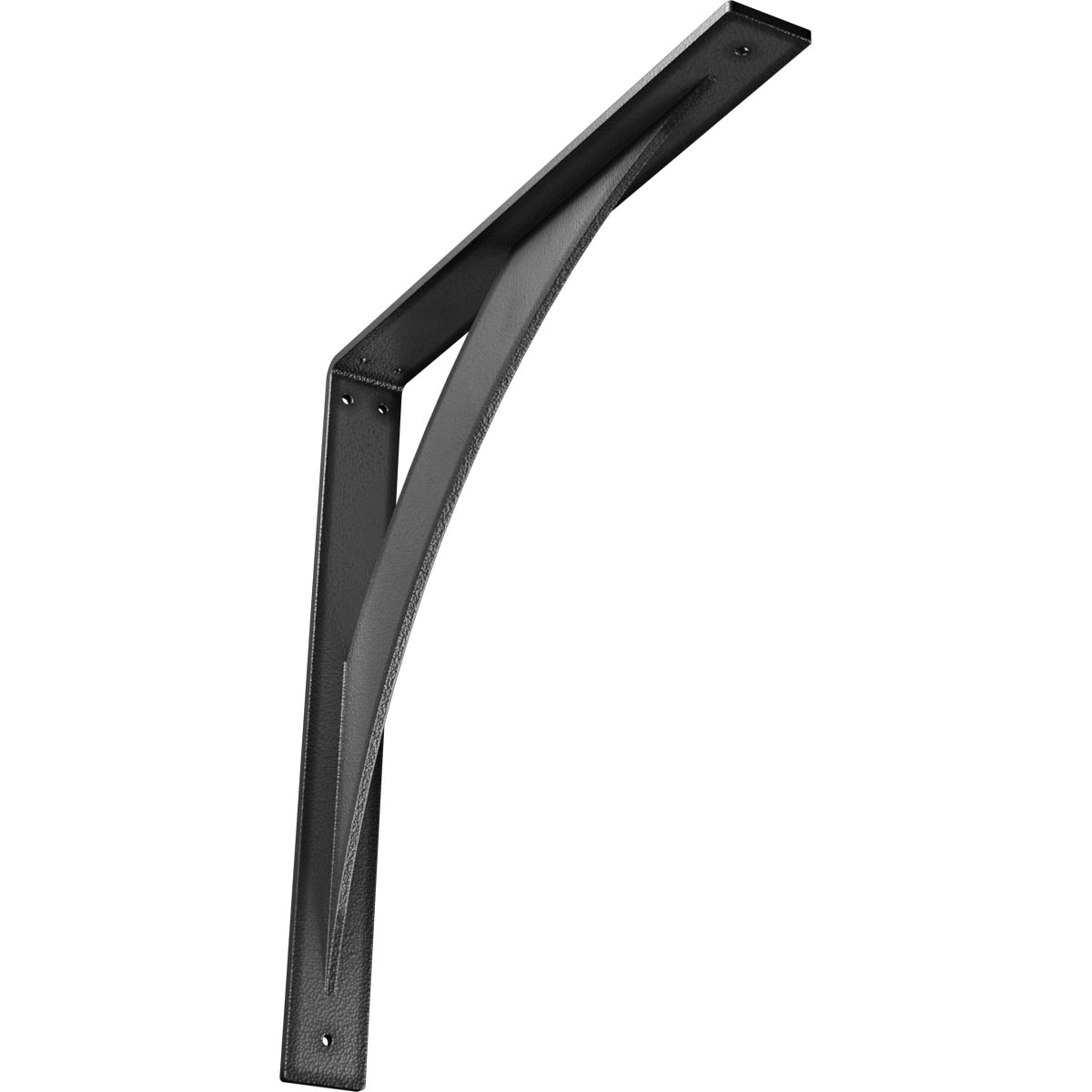 Ekena Millwork BKTM02X18X18LEHSV Legacy 18-in x 2-in x 18-in Gray Steel Countertop support bracket