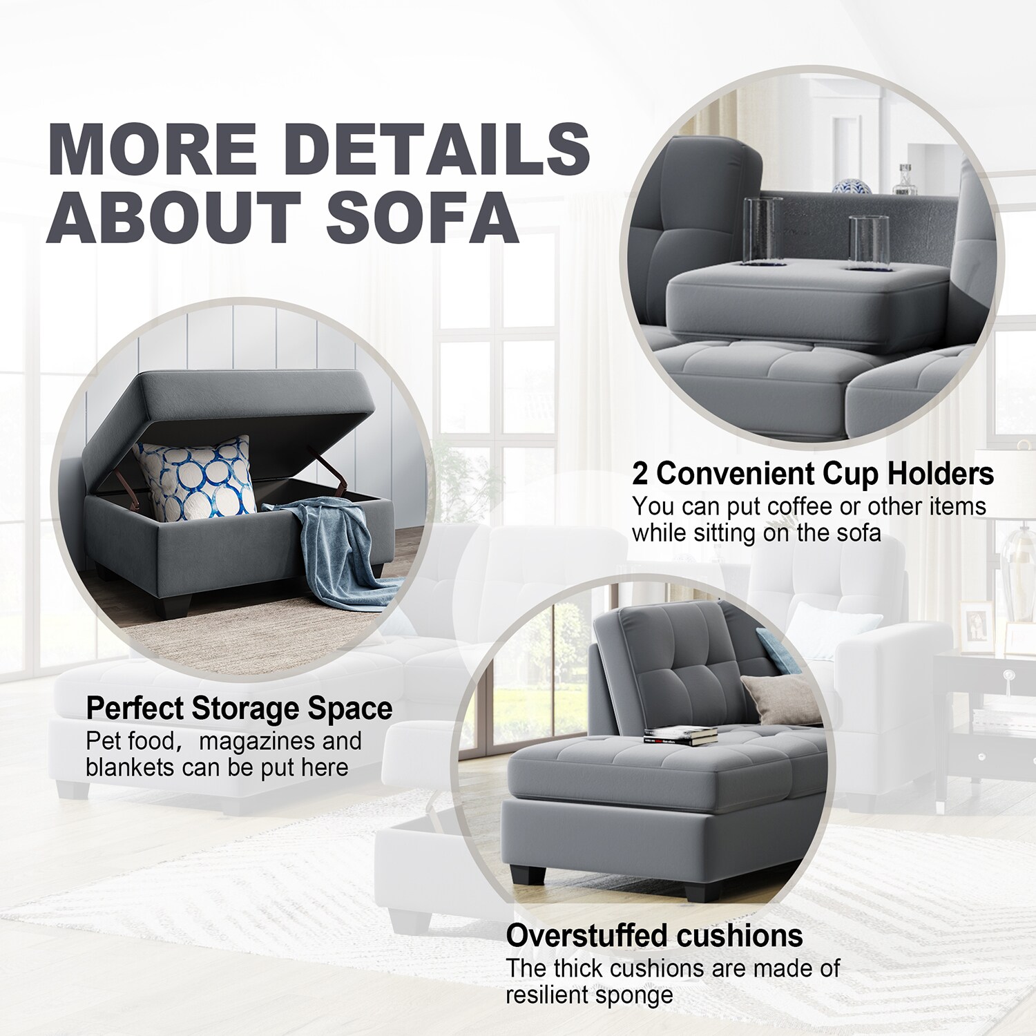 GZMR GZ-N7S1348E Sofas-Loveseats - View #5