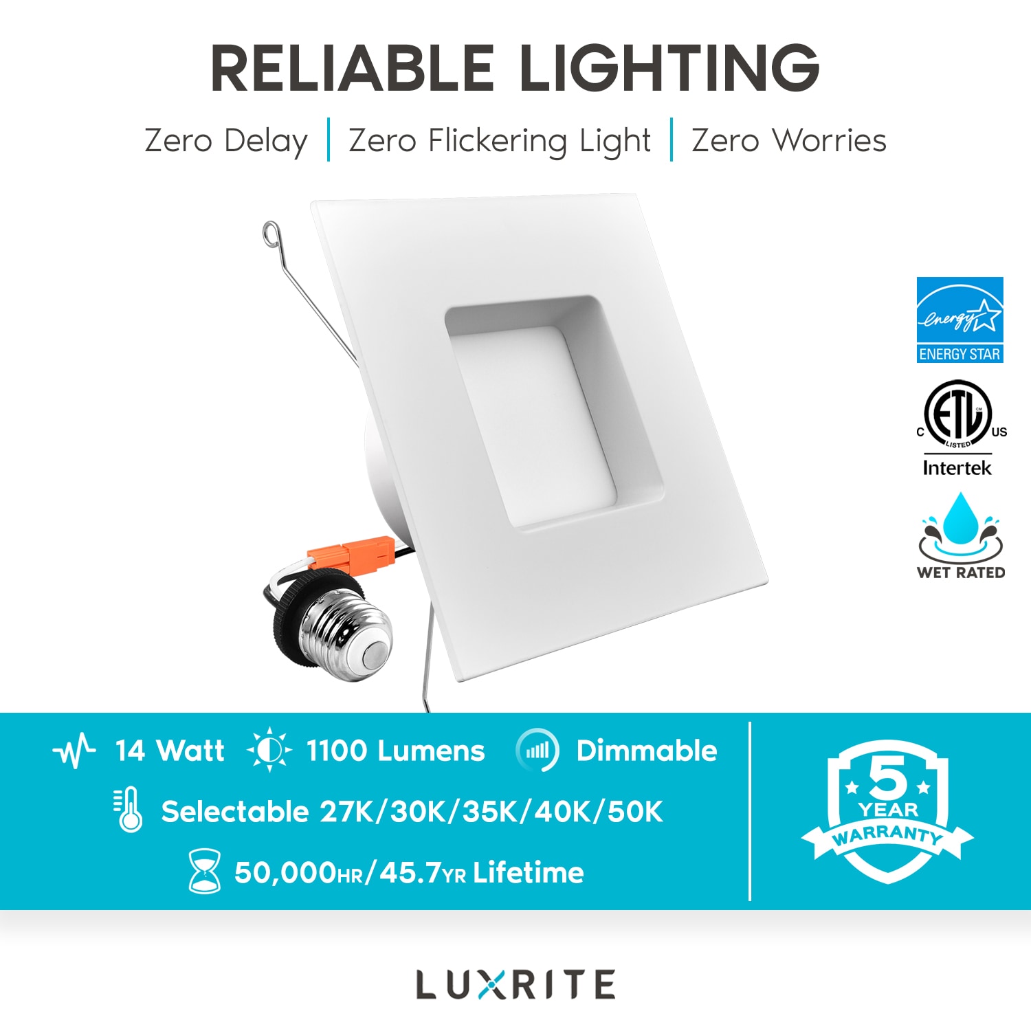 Luxrite LR23789-6PK Led-Retrofit-Downlight - View #8