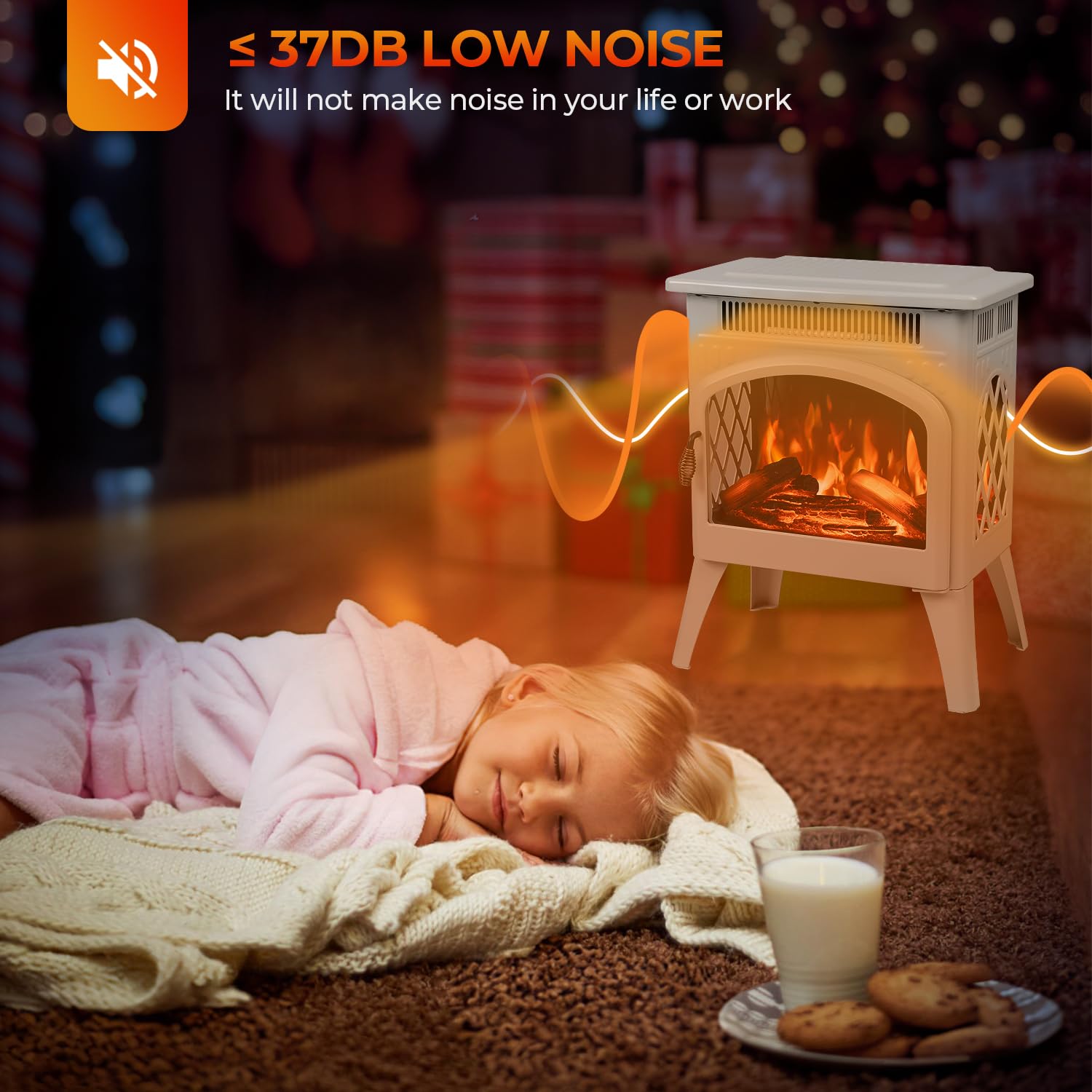 COWSAR LSSTO-S180SD-BEIGE Electric-Fireplaces - View #5