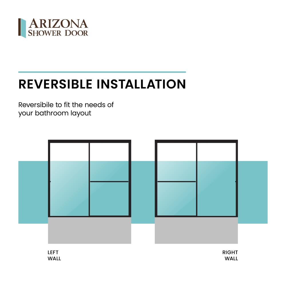Arizona Shower Door LTER6057CHRNR Bathtub-Doors - View #2