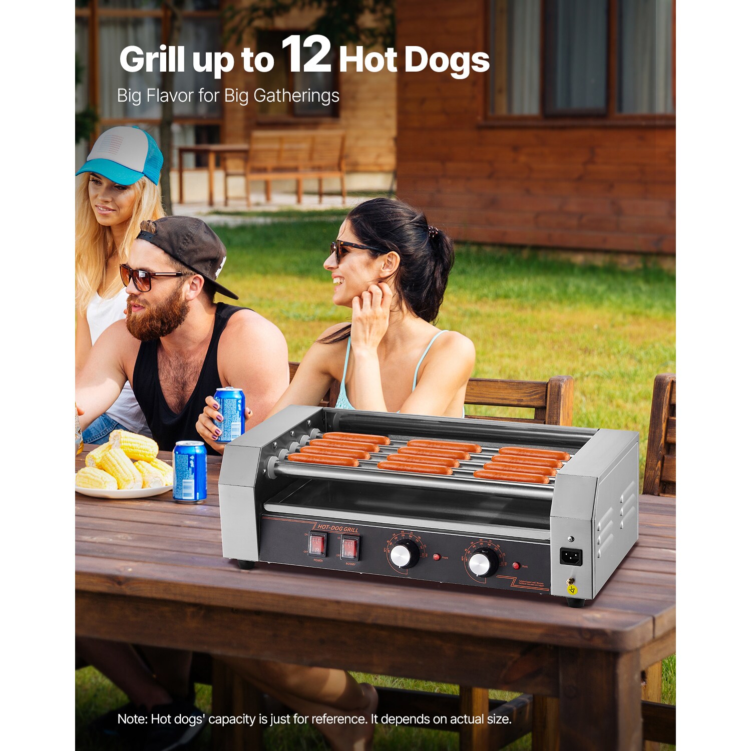 VEVOR SCSYGDSRGJ5G11321V1 Hot-Dog-Cookers - View #2