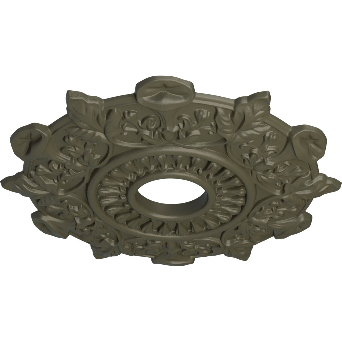 Ekena Millwork CM17PRWHF Ceiling-Medallions - View #2