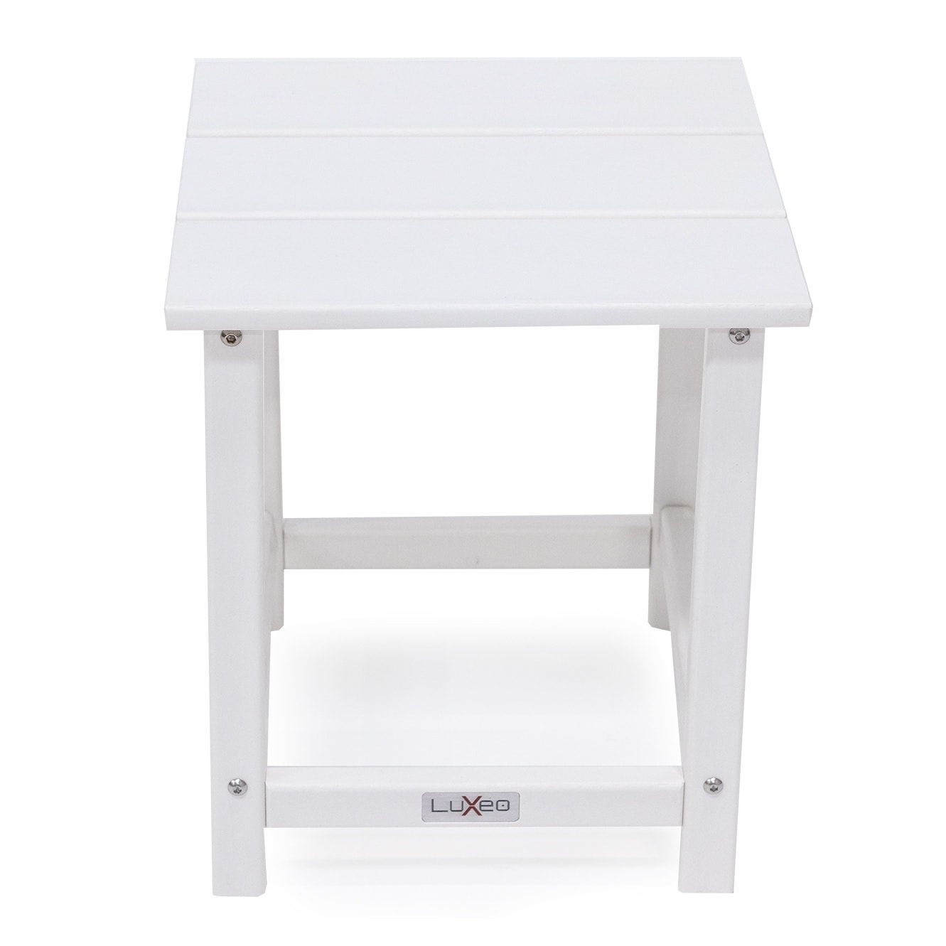 LuXeo LUX-1524-WHT-ST Patio-Tables - View #3