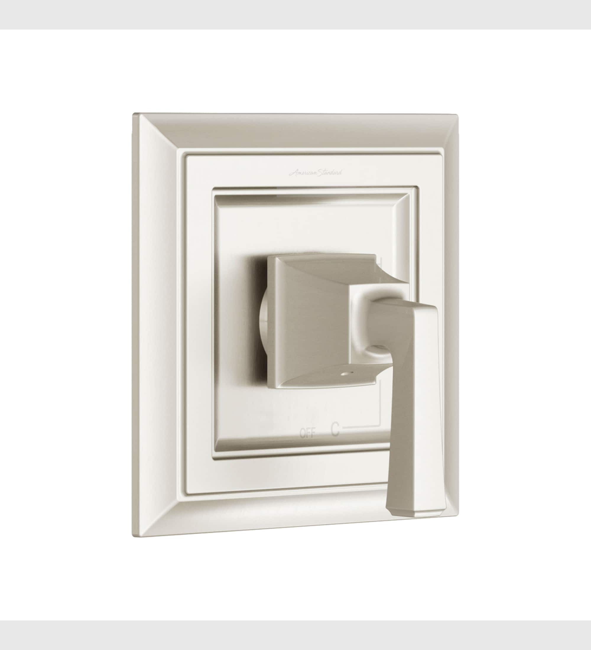 American Standard TU455500.295 Town Square S Brushed Nickel 1-handle Single function Square Shower Faucet