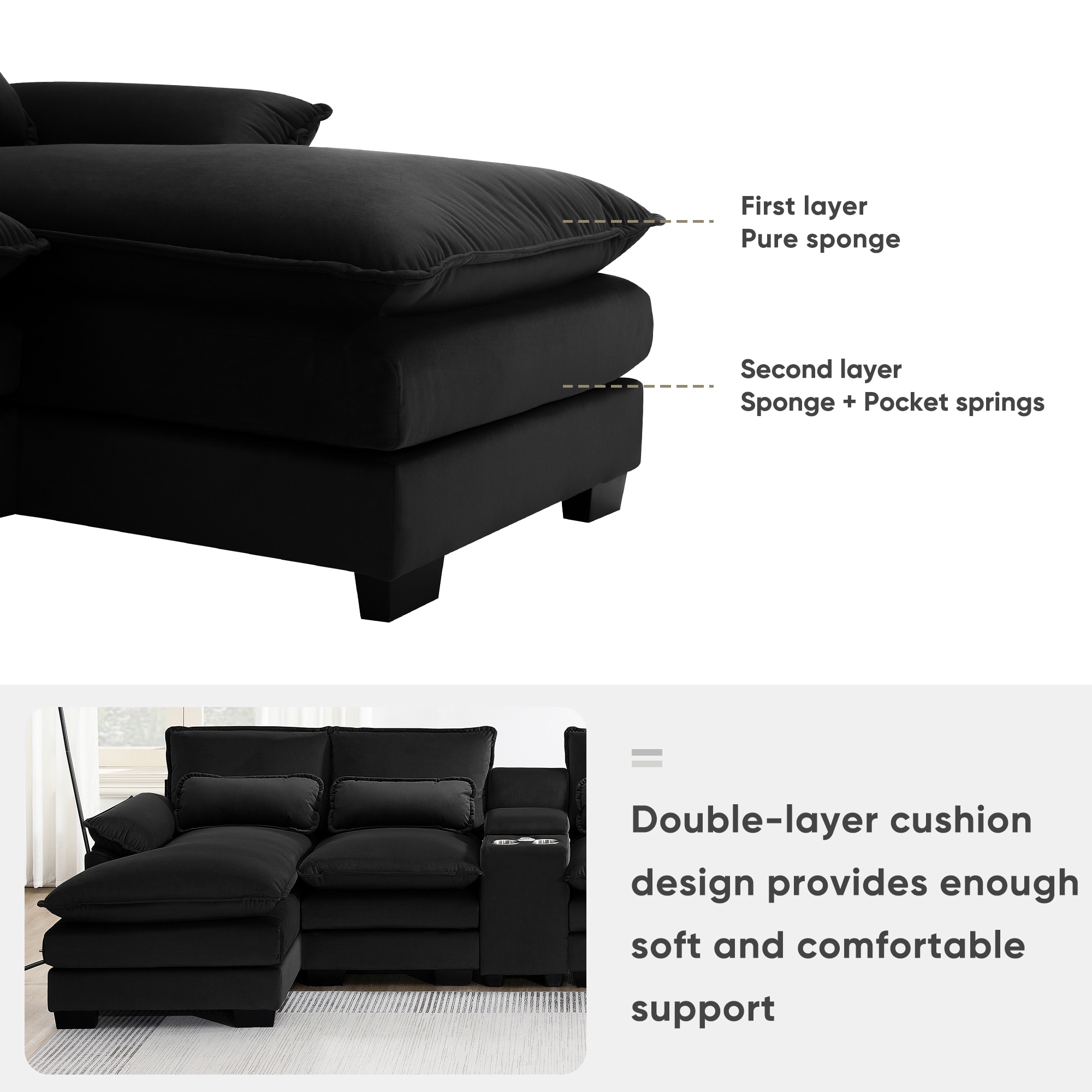JIMSMAISON JMGTSO03B Sofas-Loveseats - View #2