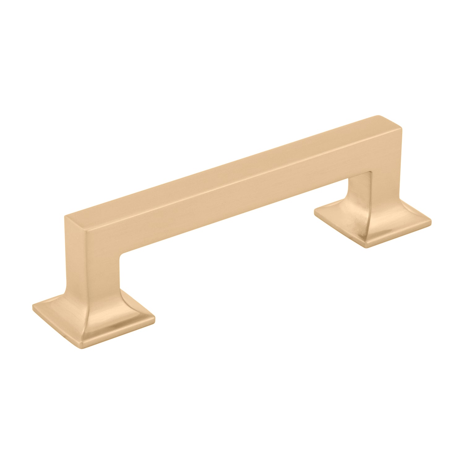 Hickory Hardware P3011-CBZ Studio 3-3/4-in , 96mm Center to Center Champagne Bronze Rectangular Handle
