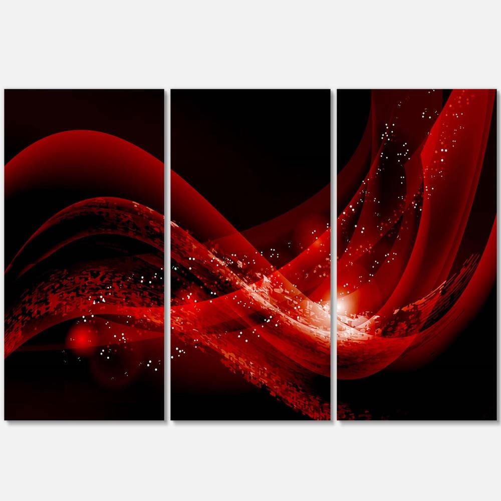Designart PT8113-3P 28-Inches H x 36-Inches W Modern Canvas Print