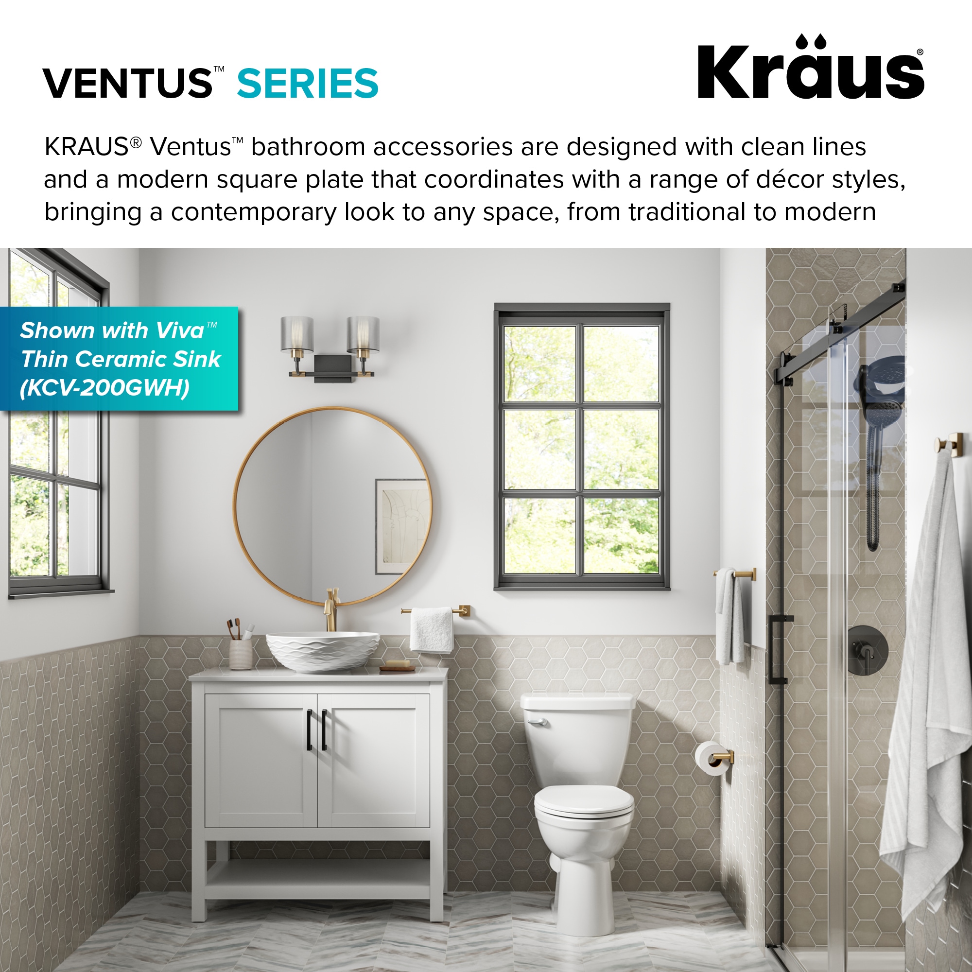Kraus KEA-17701BG Robe-Hooks - View #6