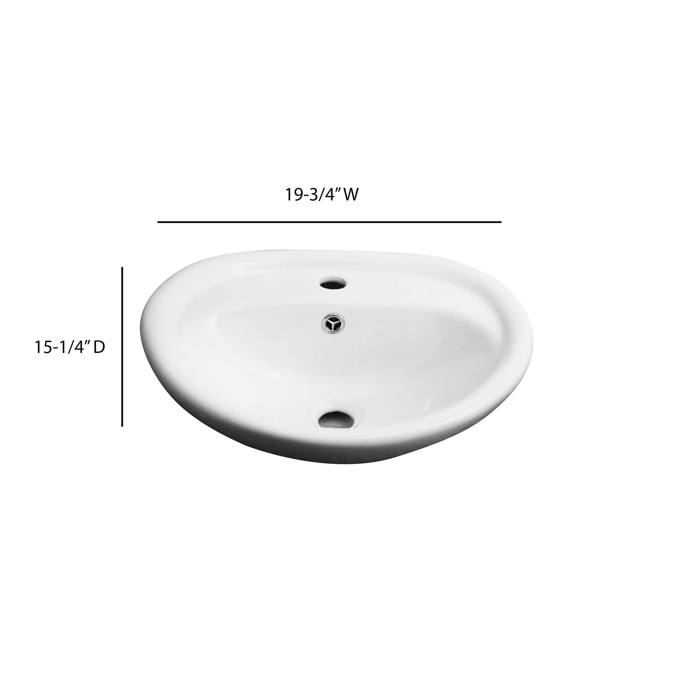 Barclay 4-9161WH Bath-Sink - View #4