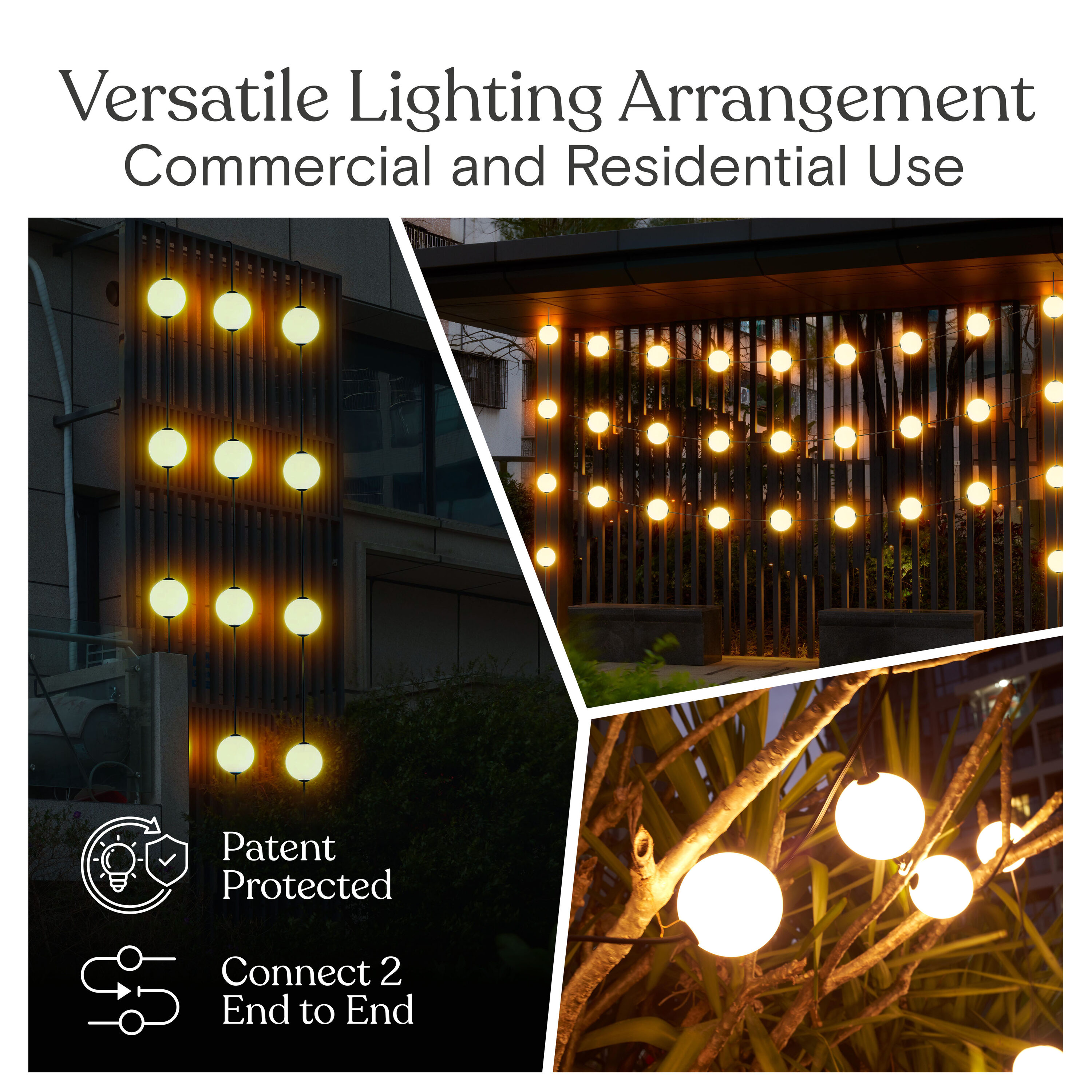 Brightech ORB-PG-1W-10-30 Patio-String-Lights - View #6