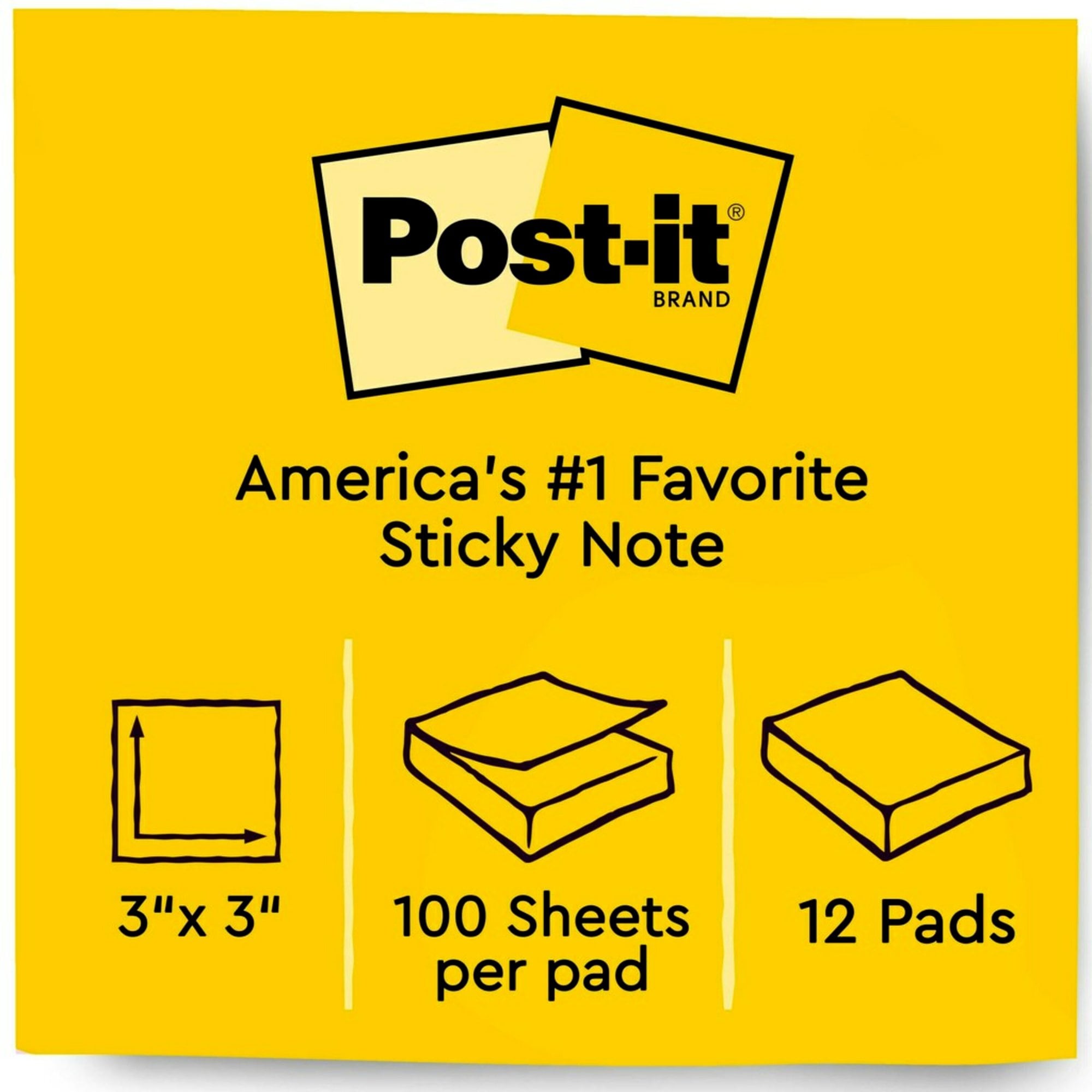 Post-it MMM654YW Sticky-Notes - View #2