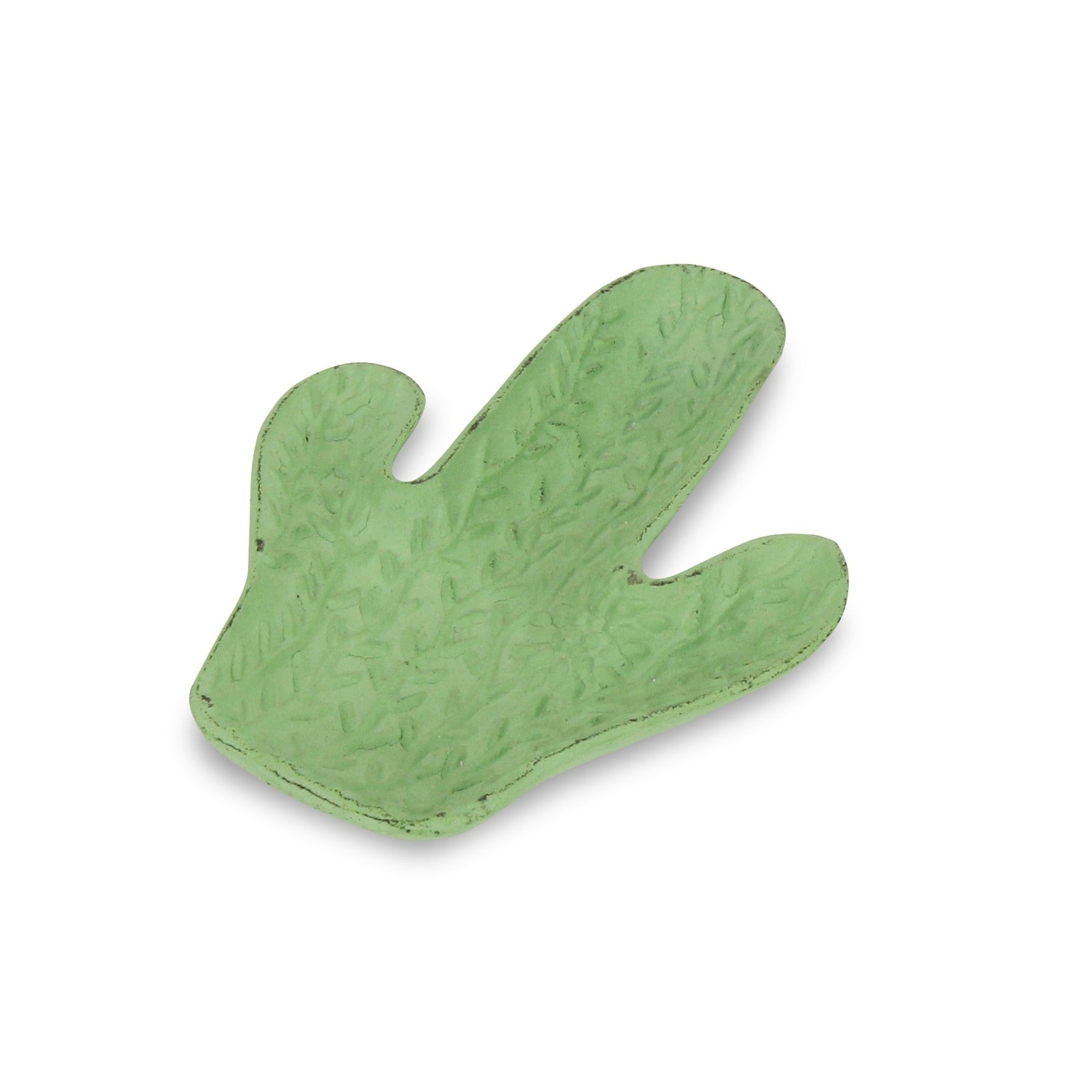 HomeRoots 4000483174 0.5-in x 6-in Green Octagonal Serving Tray