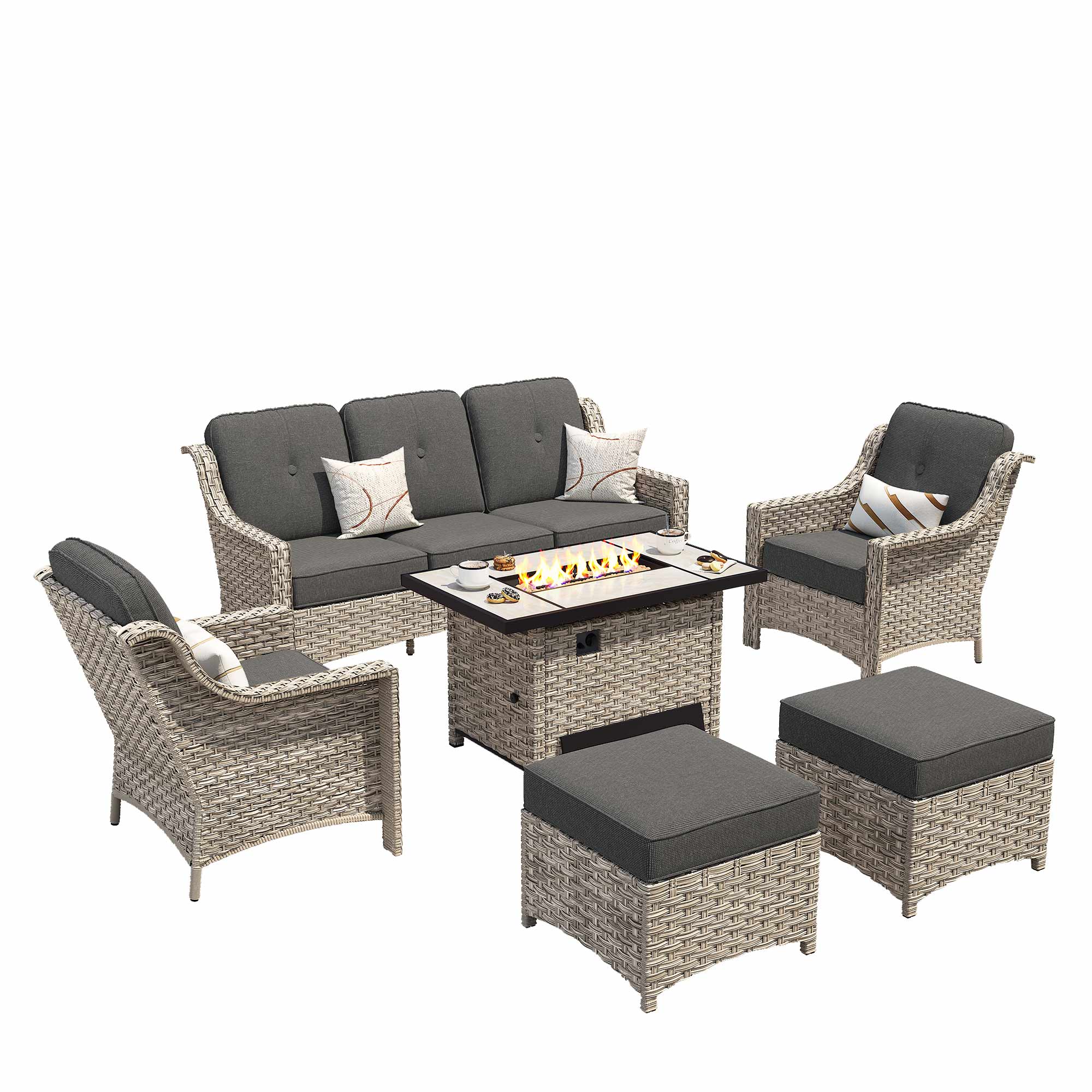weaxty HMBCFP-PAD106 Patio-Conversation-Sets - View #8