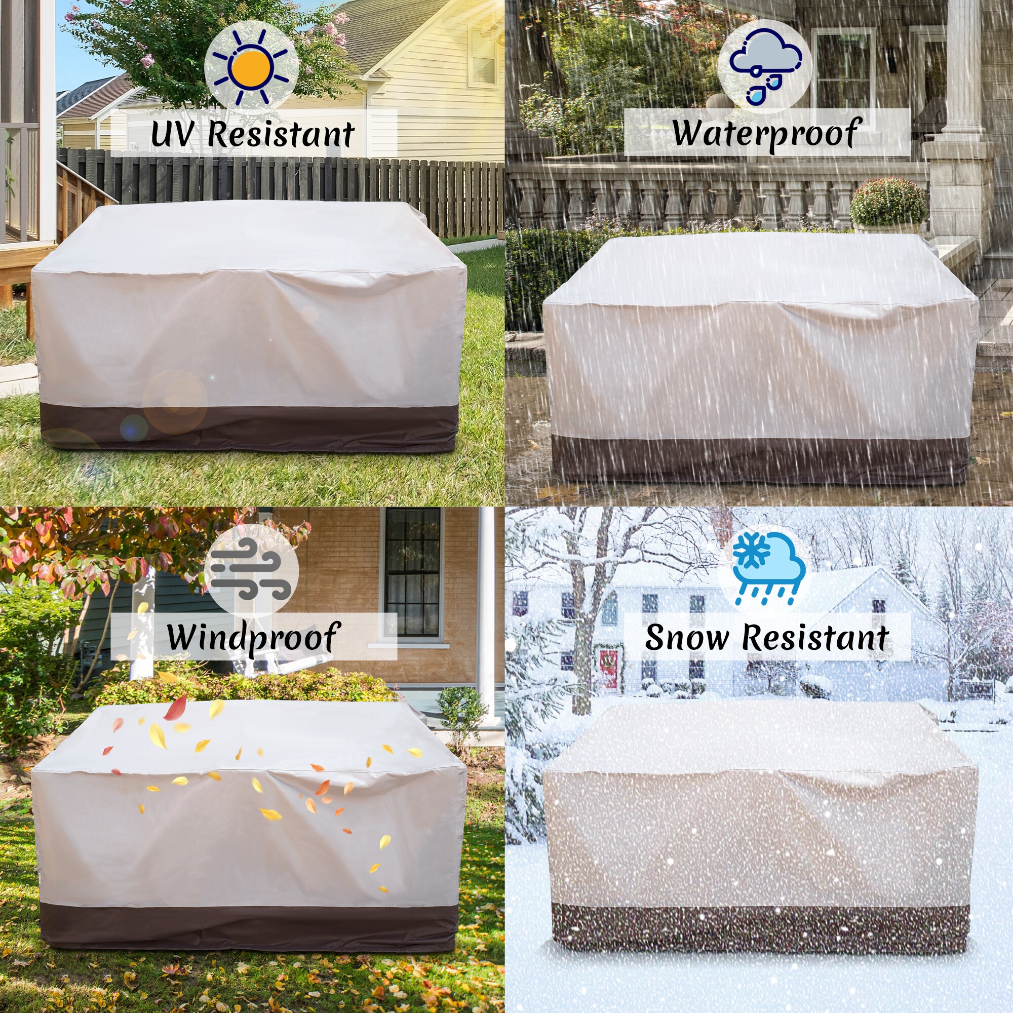 Pouuin SGRSC203M Patio-Furniture-Covers - View #2