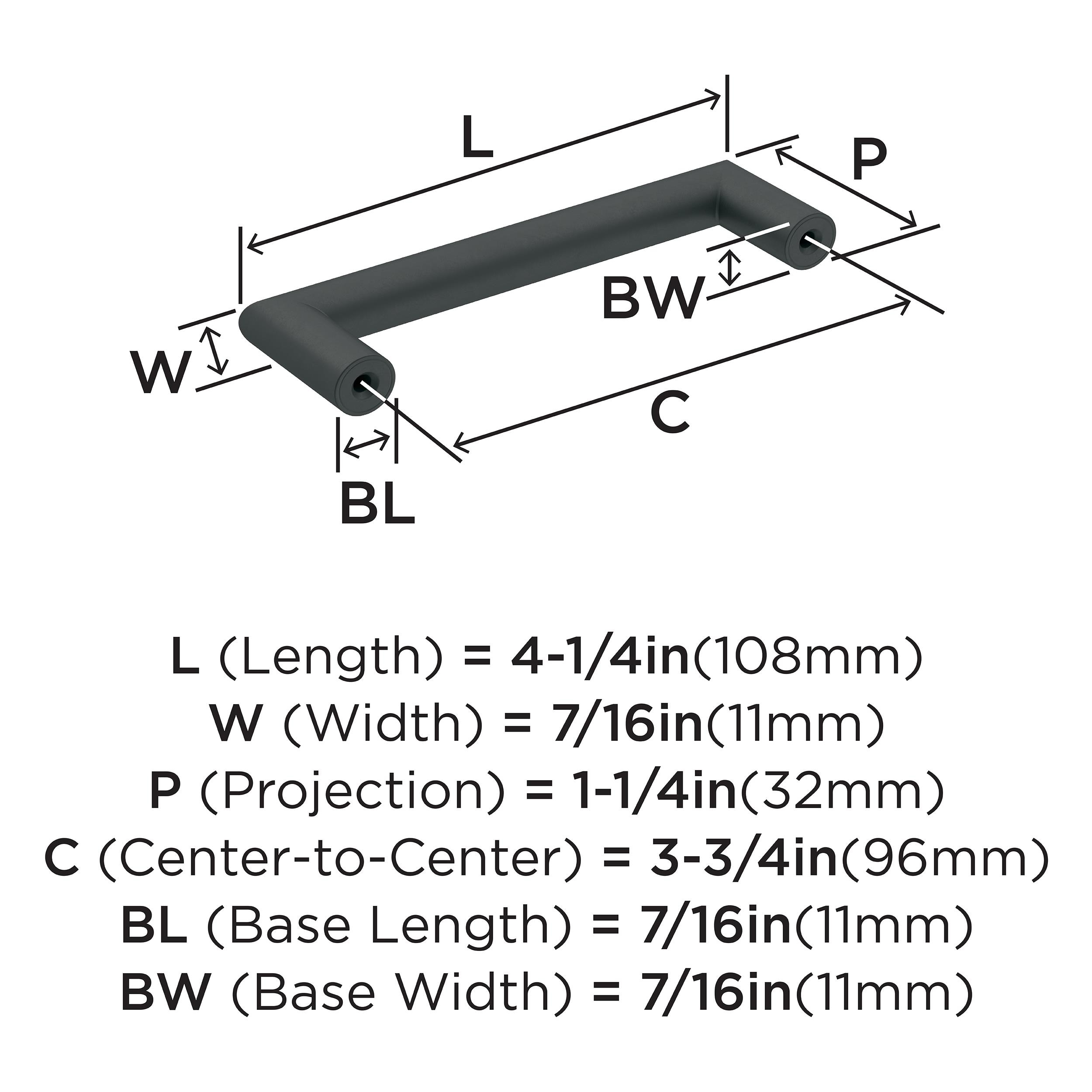 Amerock BP36852FB Cabinet-Pulls - View #4