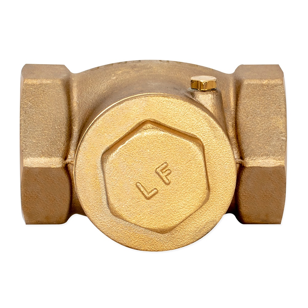 Ez Flo 1 1 2 In Iron Pipe Size X Iron Pipe Size Brass Swing Check Valve In The Check Valves