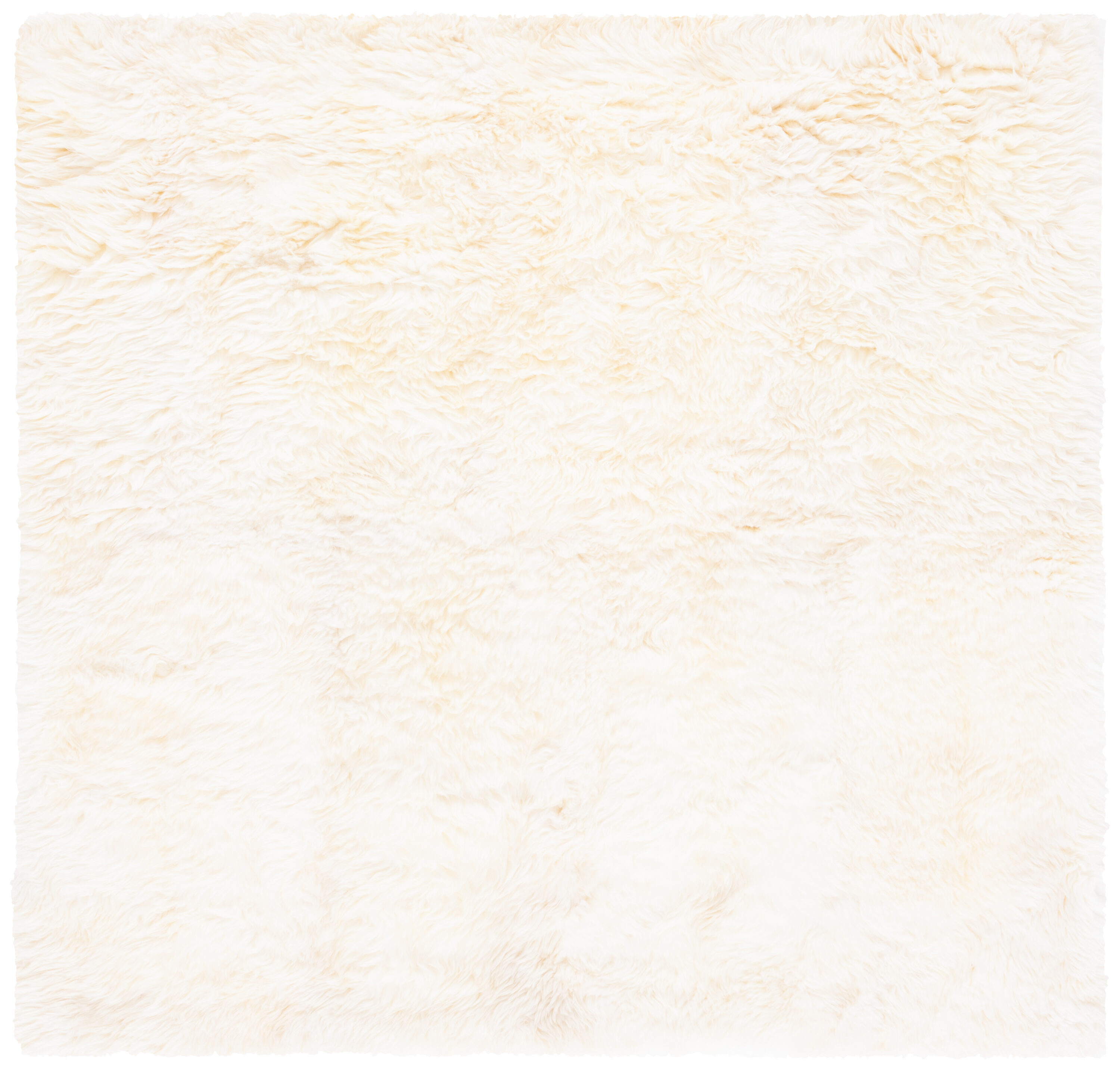Safavieh Sheep Skin 211A Natural White / Rectangle 6ft x 6ft