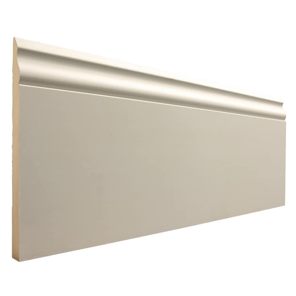 RELIABILT 7163 8FBDPM 19/32-in x 7-1/4-in x 8-ft Colonial Primed MDF 7163 Baseboard