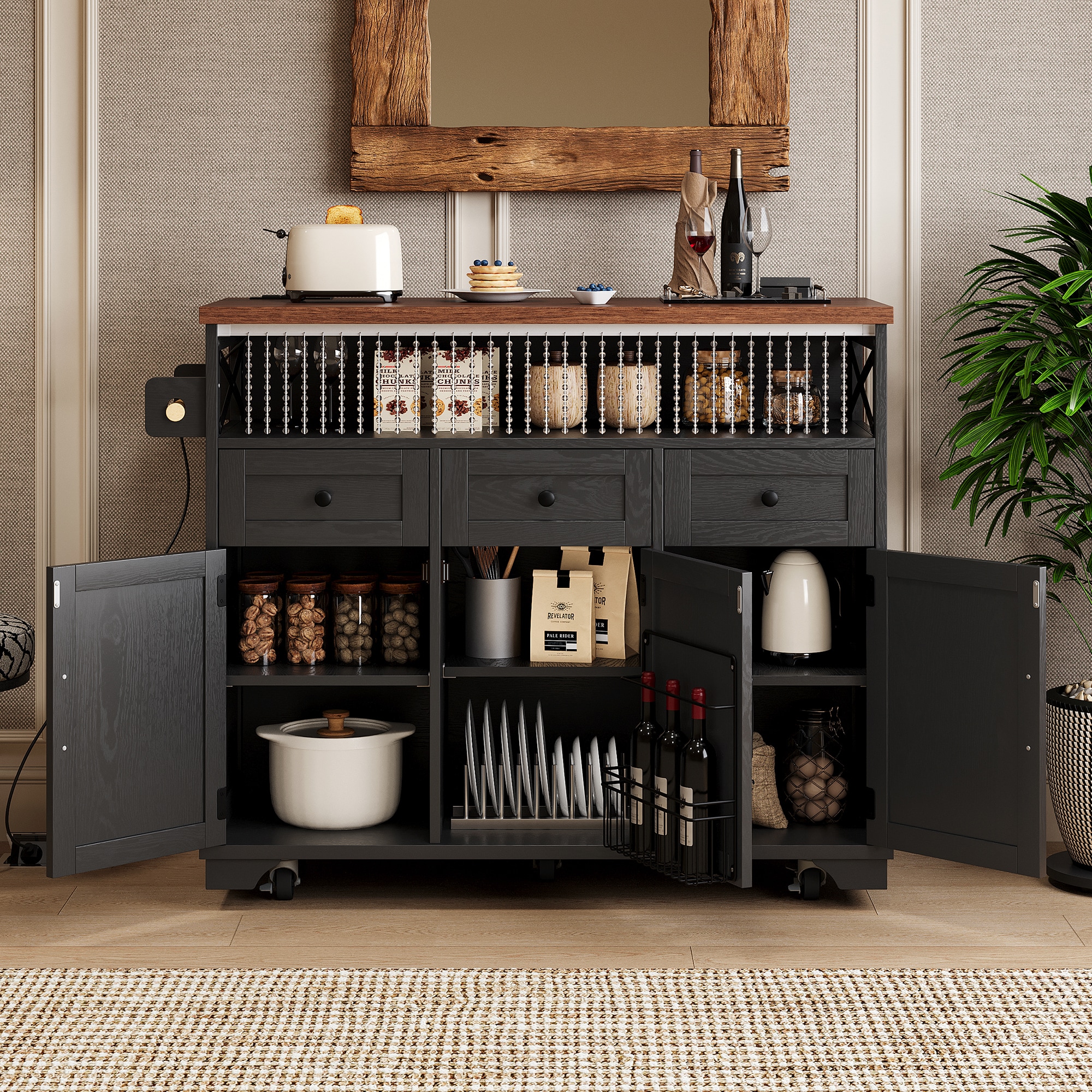SINOFURN SYB260087BK Kitchen-Furniture - View #4