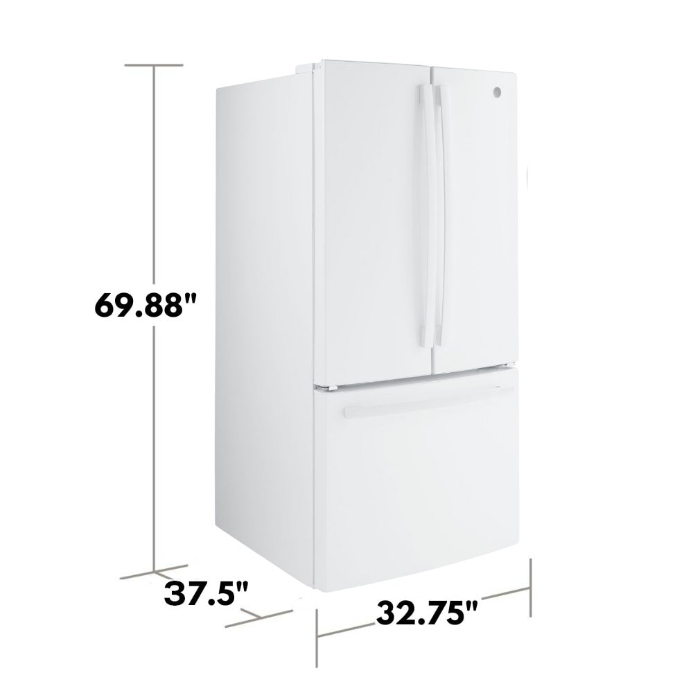 GE GNE25JGKWW French-Door-Refrigerators - View #21