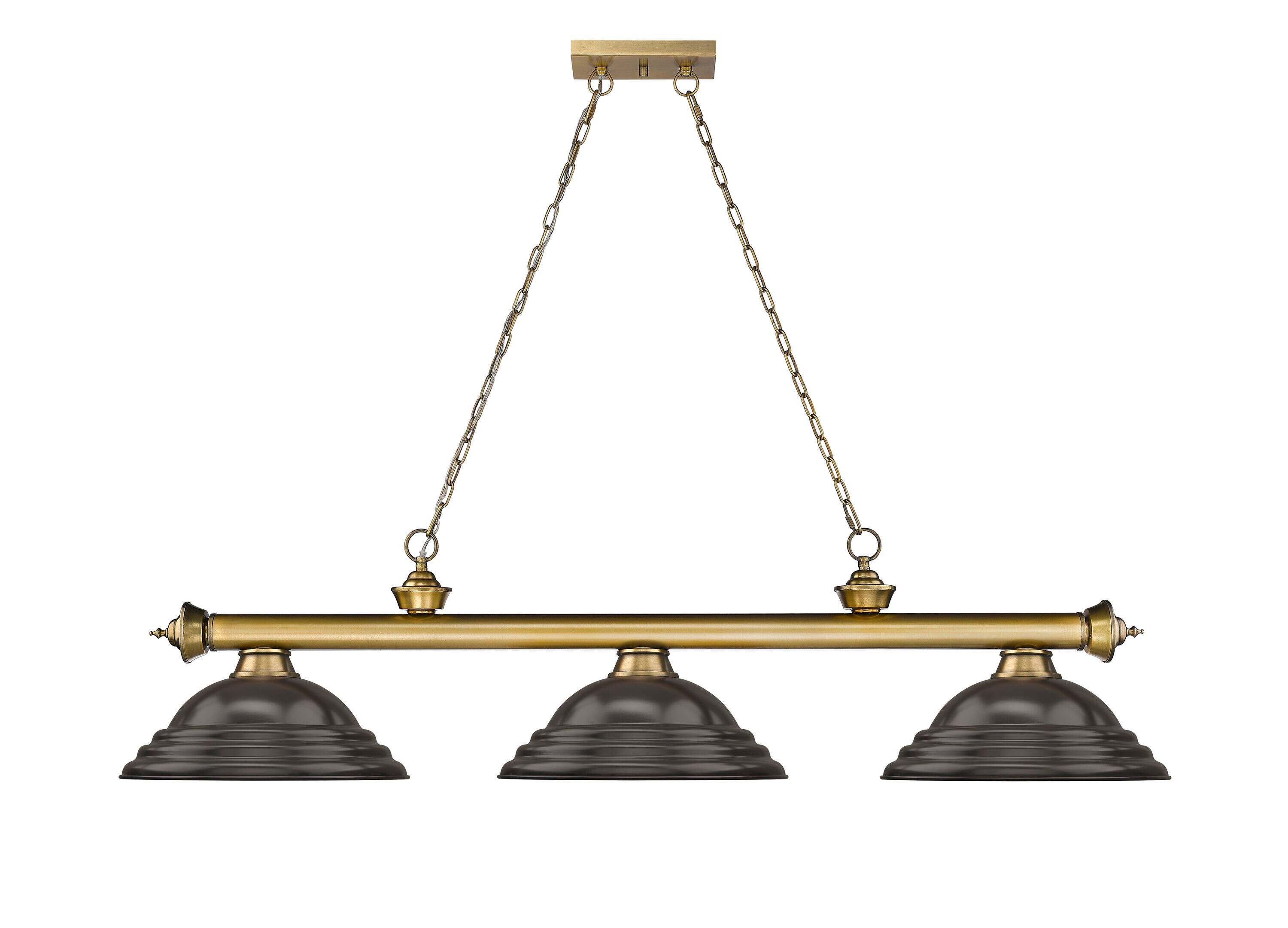 Z-Lite 2306-3RB-SBRZ Pool-Table-Lighting - View #2