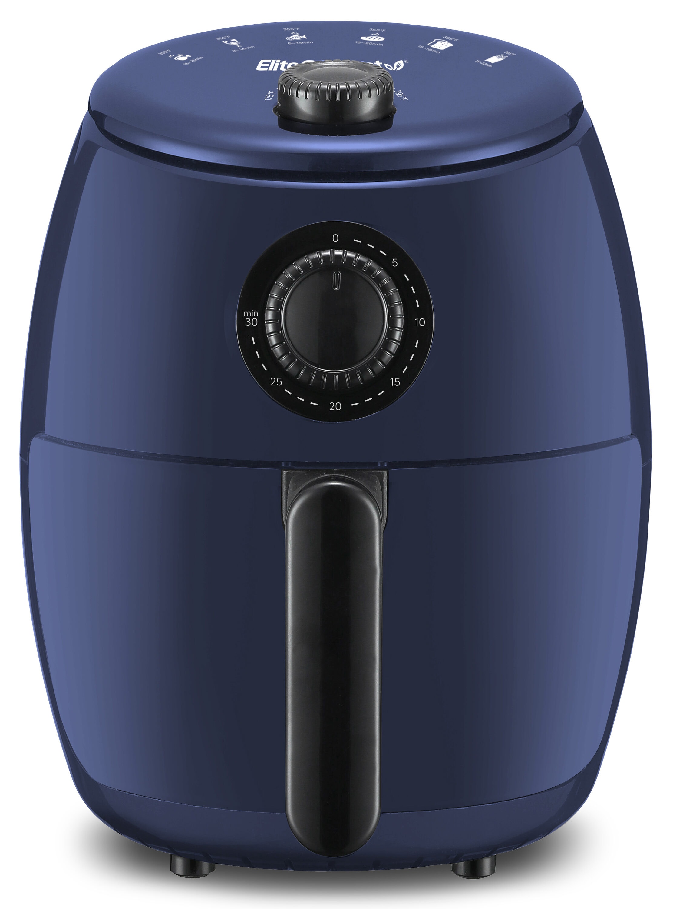Brentwood Appliances AF-202BL (Blue) 2-Quart 1,200-Watt Electric Air Fryer  with Timer and Temperature Control, Normal