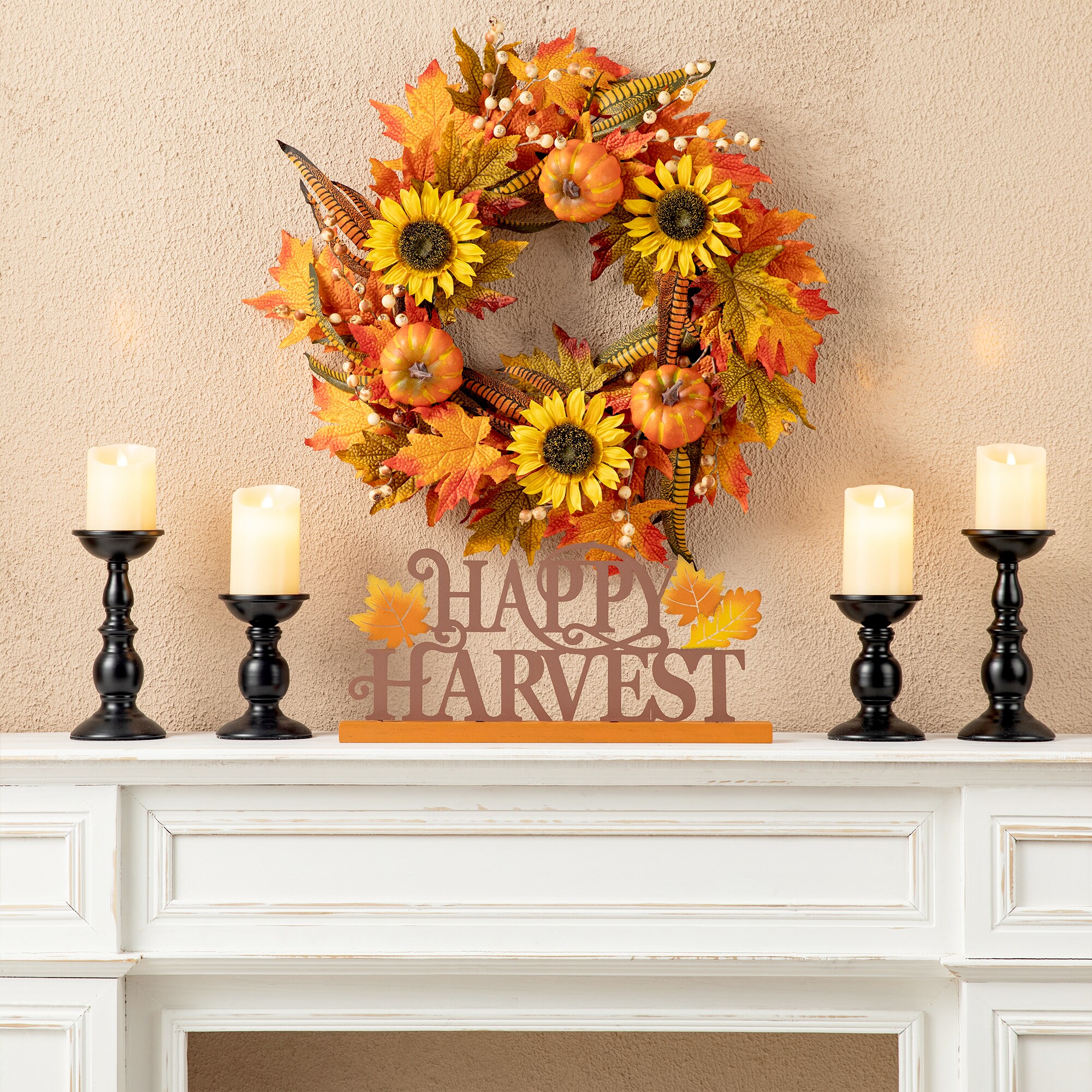 Glitzhome 8.25-in Harvest Tabletop Decoration in the Fall Decor ...