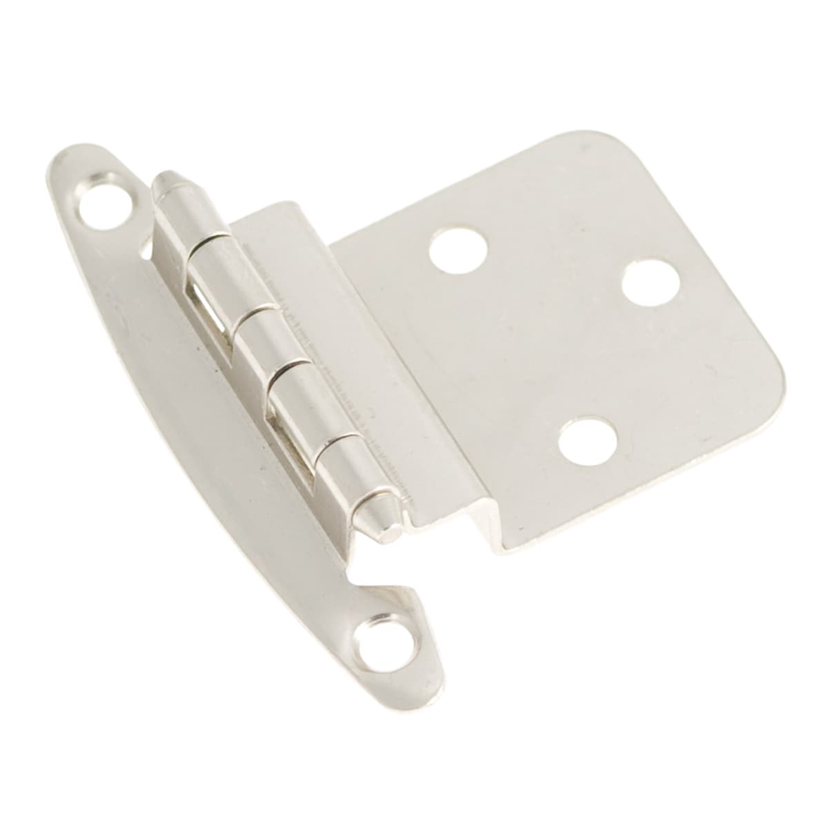 Hickory Hardware P140-SN-10B 170-Degree 3/8-in Inset Flush Surface Satin Nickel Cabinet Hinge , 10 Pairs ( 20 -Pieces)
