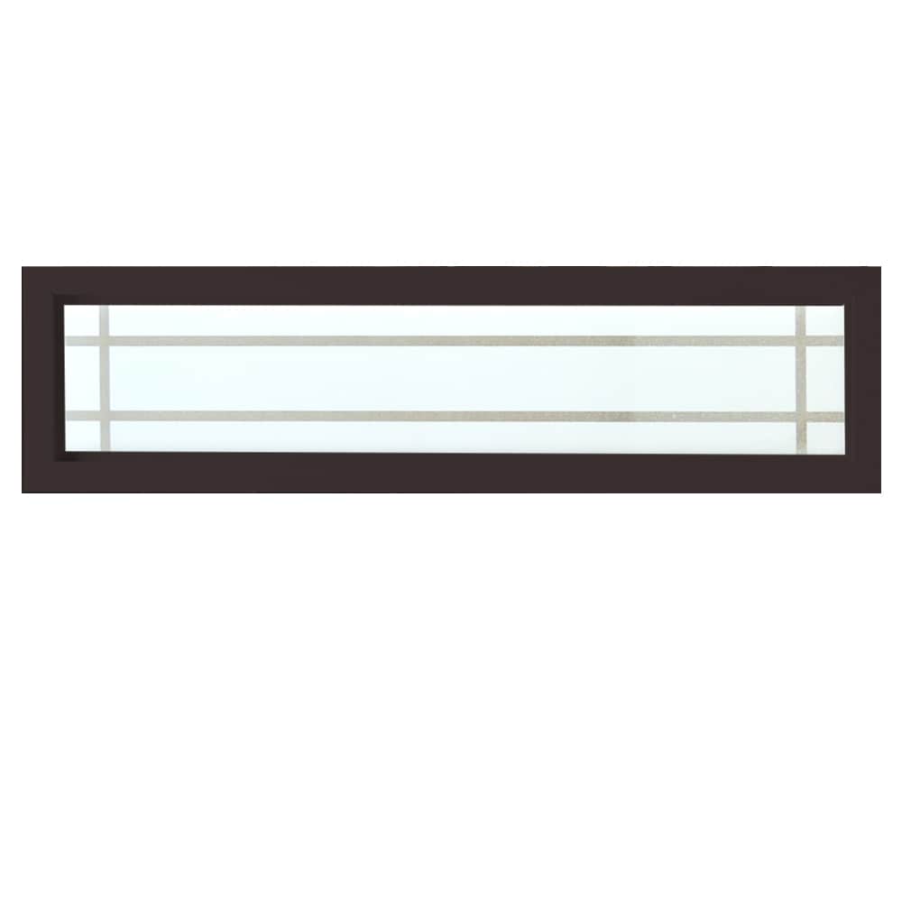 Hy-Lite Decorative Glass 48-in x 12-in x 2.375-in Jamb Rectangle 