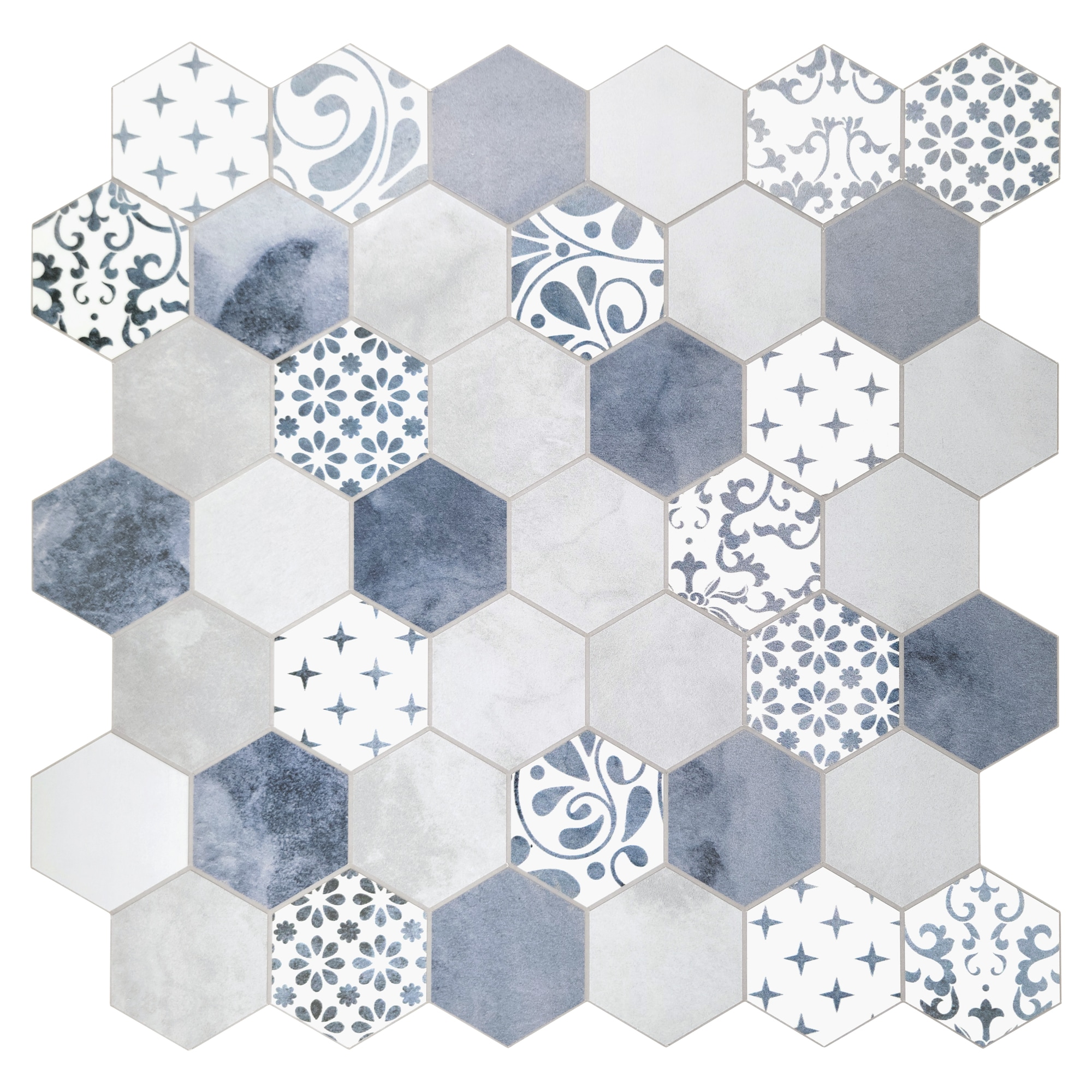 SUNWINGS HEX48-GREY-10 Ceramic-Tile - View #6