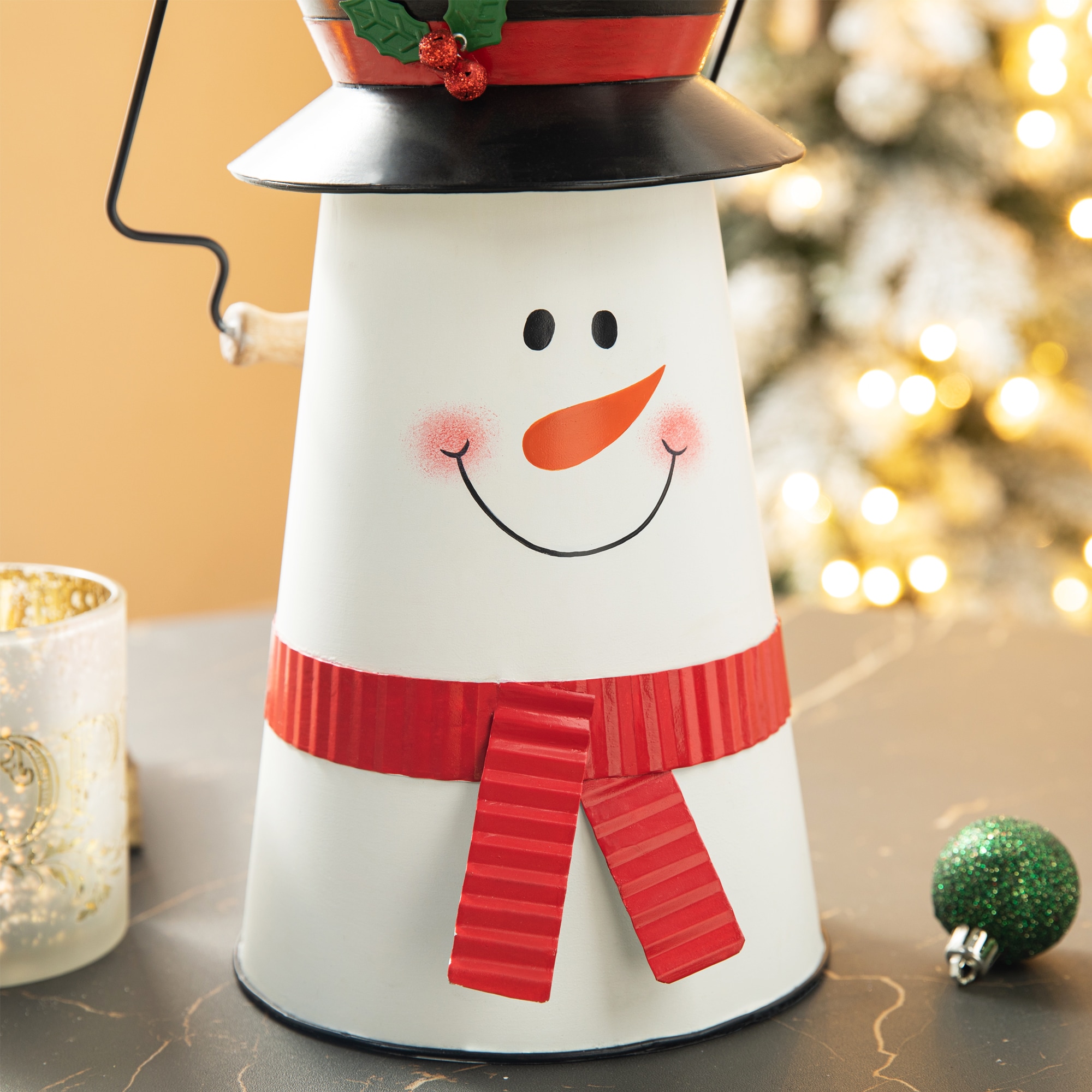 Glitzhome 19.5-in Decoration Snowman Christmas Decor in the Christmas ...