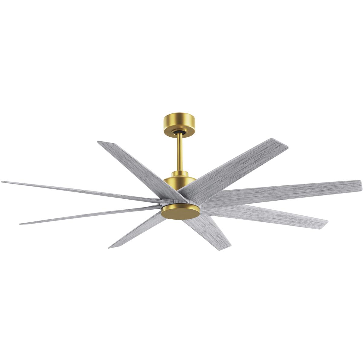 Matthews Fan Company  AN-BRBR-BW-64 Atlas Ariella Indoor Ceiling Fan Brushed Brass