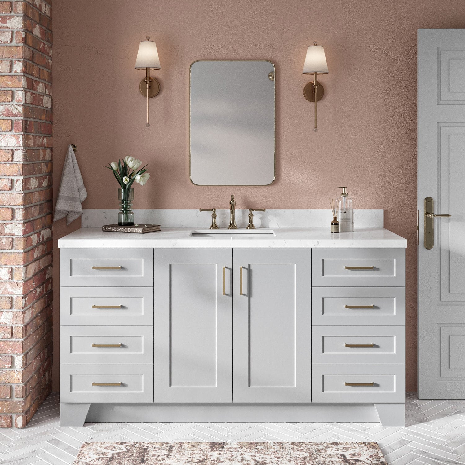 ARIEL Q066S-BC-GRY vanities - View #2