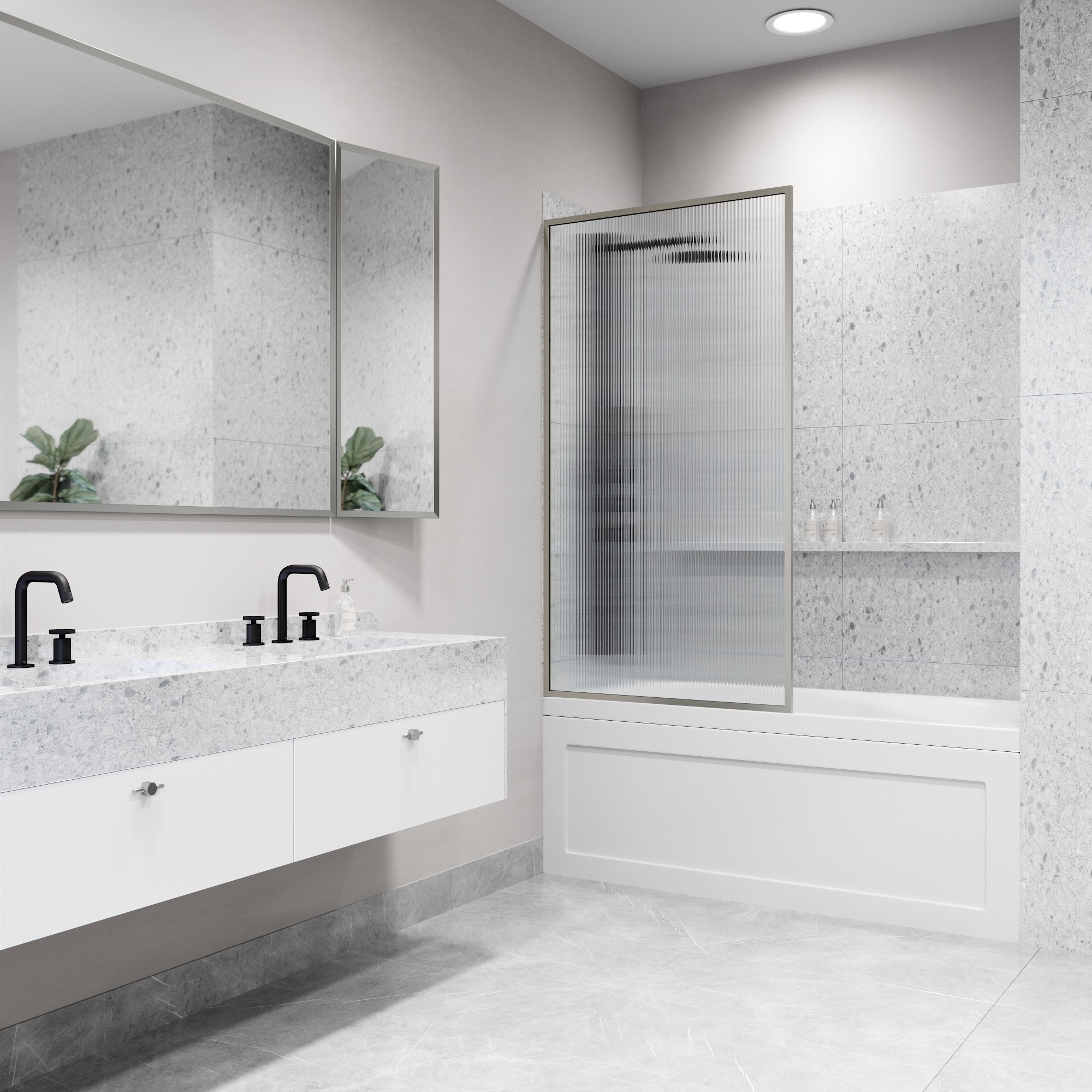 VIGO VG6077STFL3462 Bathtub-Doors - View #5