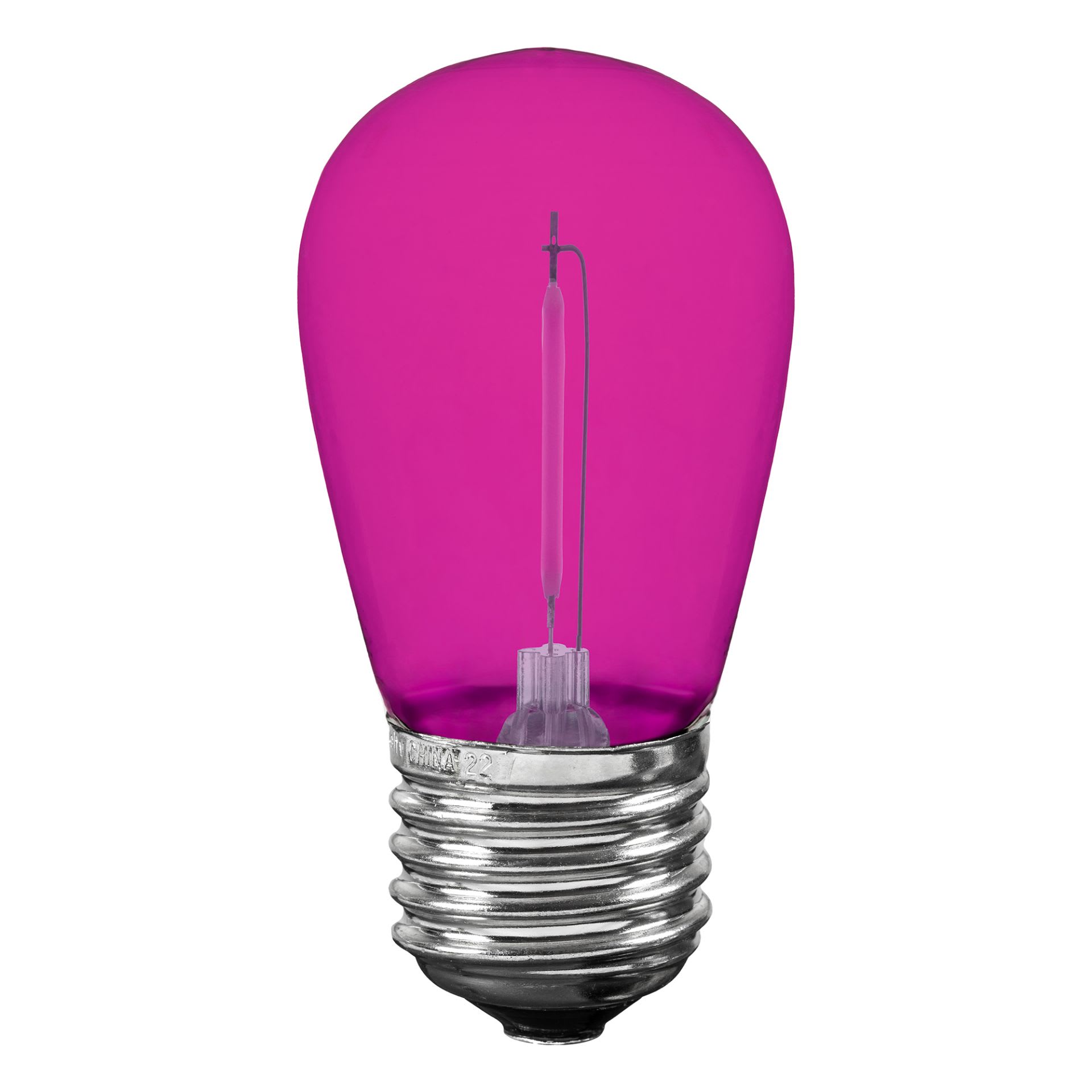 Novelty Lights 5PK-LED-S14-FB1W-PI Patio-String-Lights - View #5