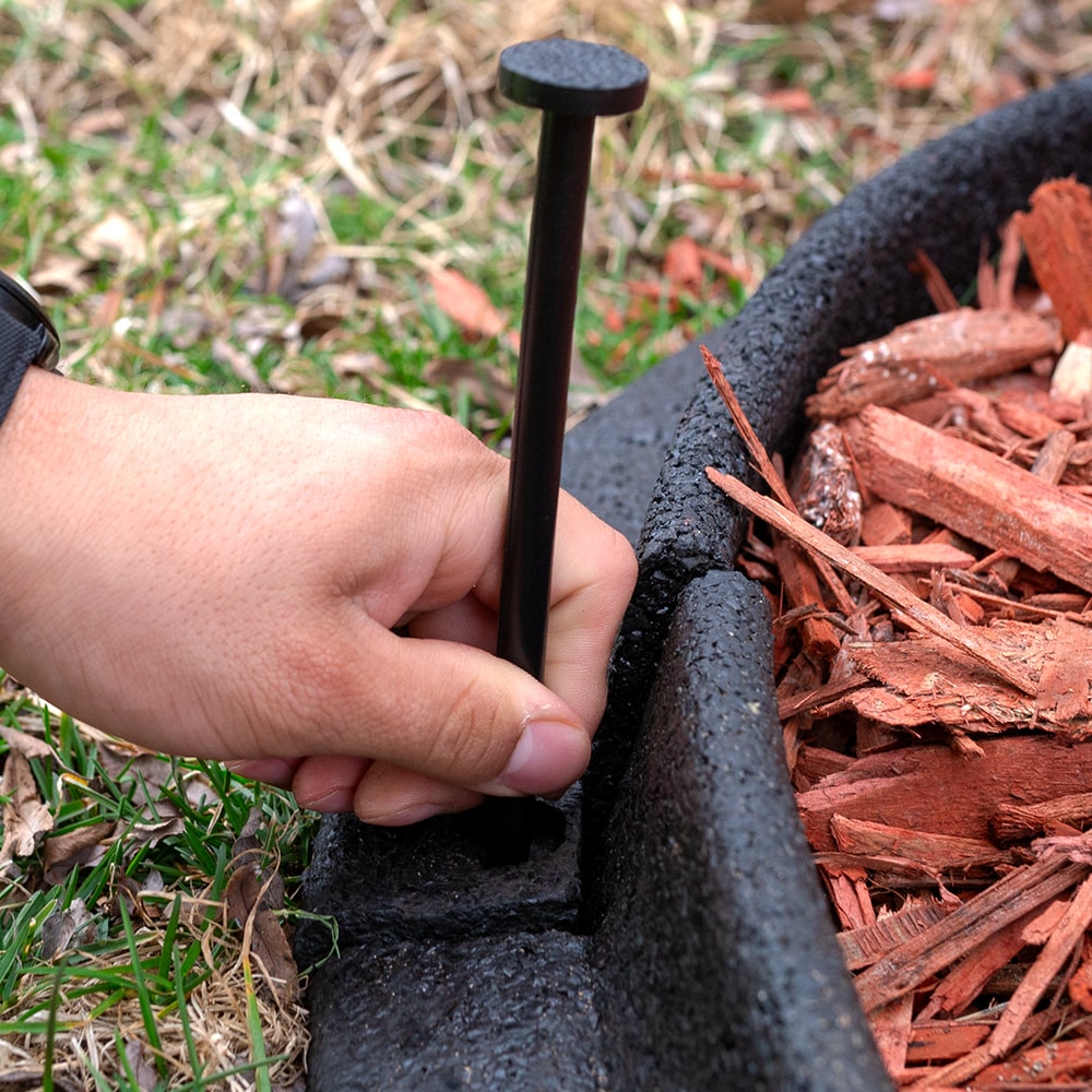 EcoBorder TR-RED Rubber-Mulch-Tree-Rings - View #4