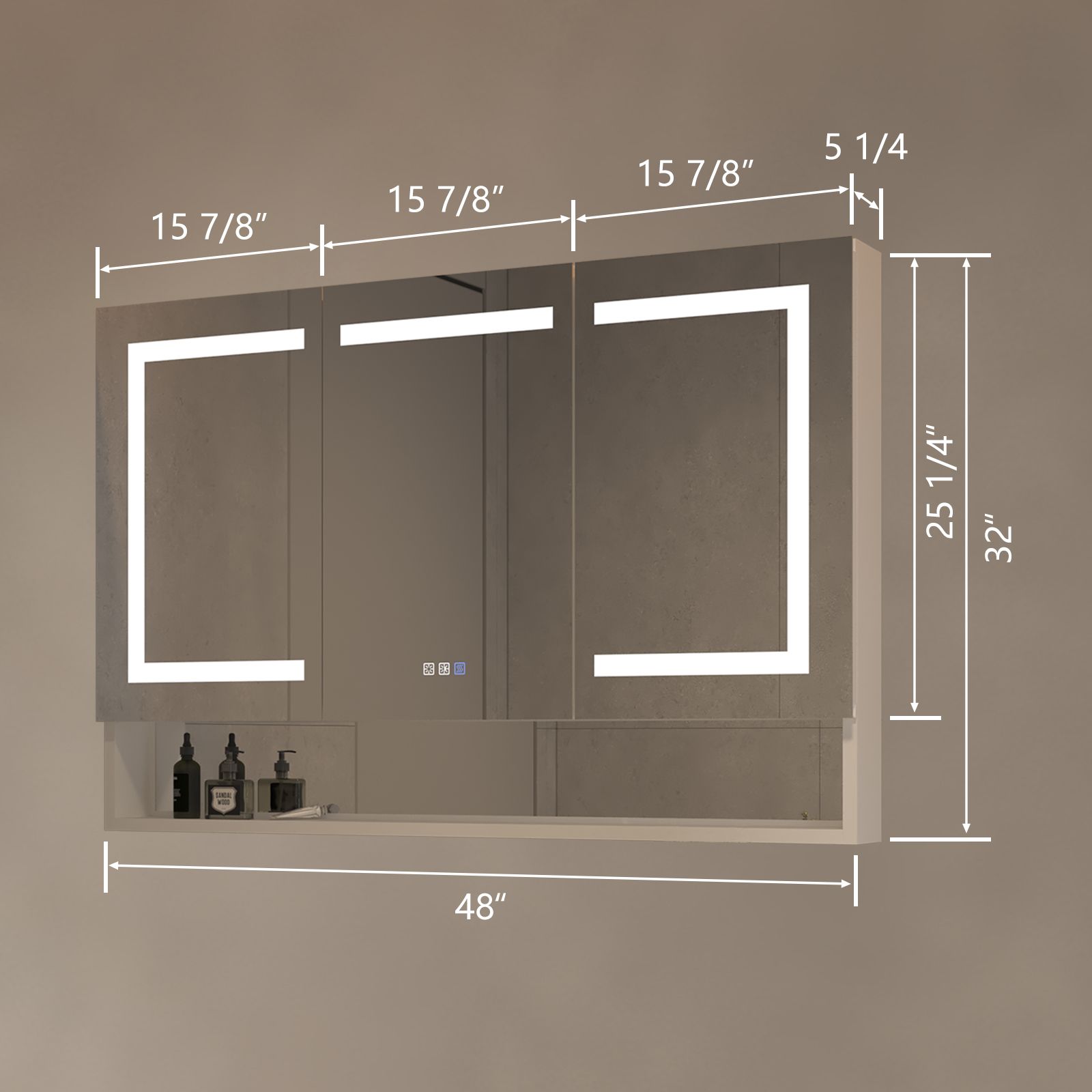 AAZJ JDEX-MC4832V5FX Bathroom-Medicine-Cabinets - View #10