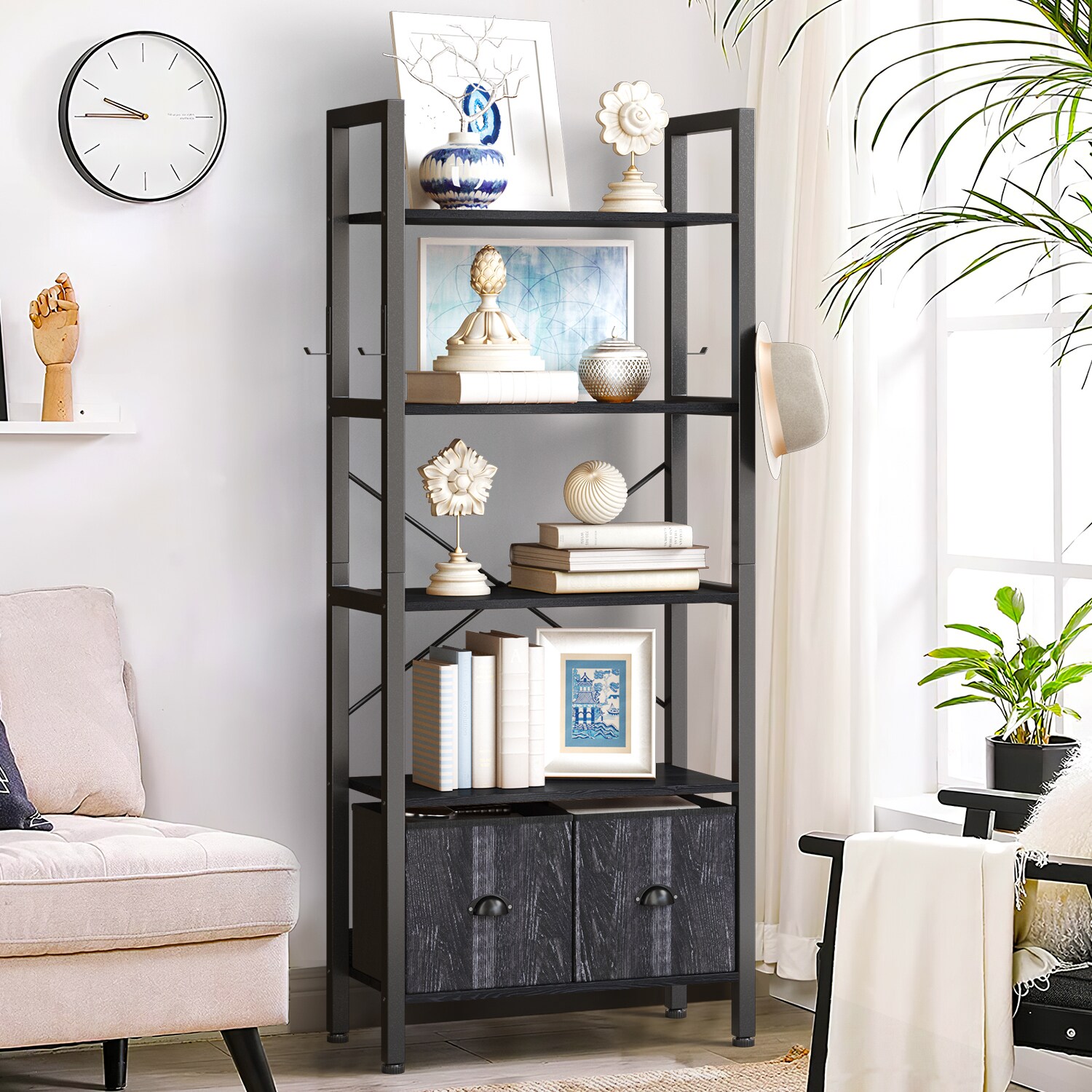 AOXUN H14035BR bookcases - View #2