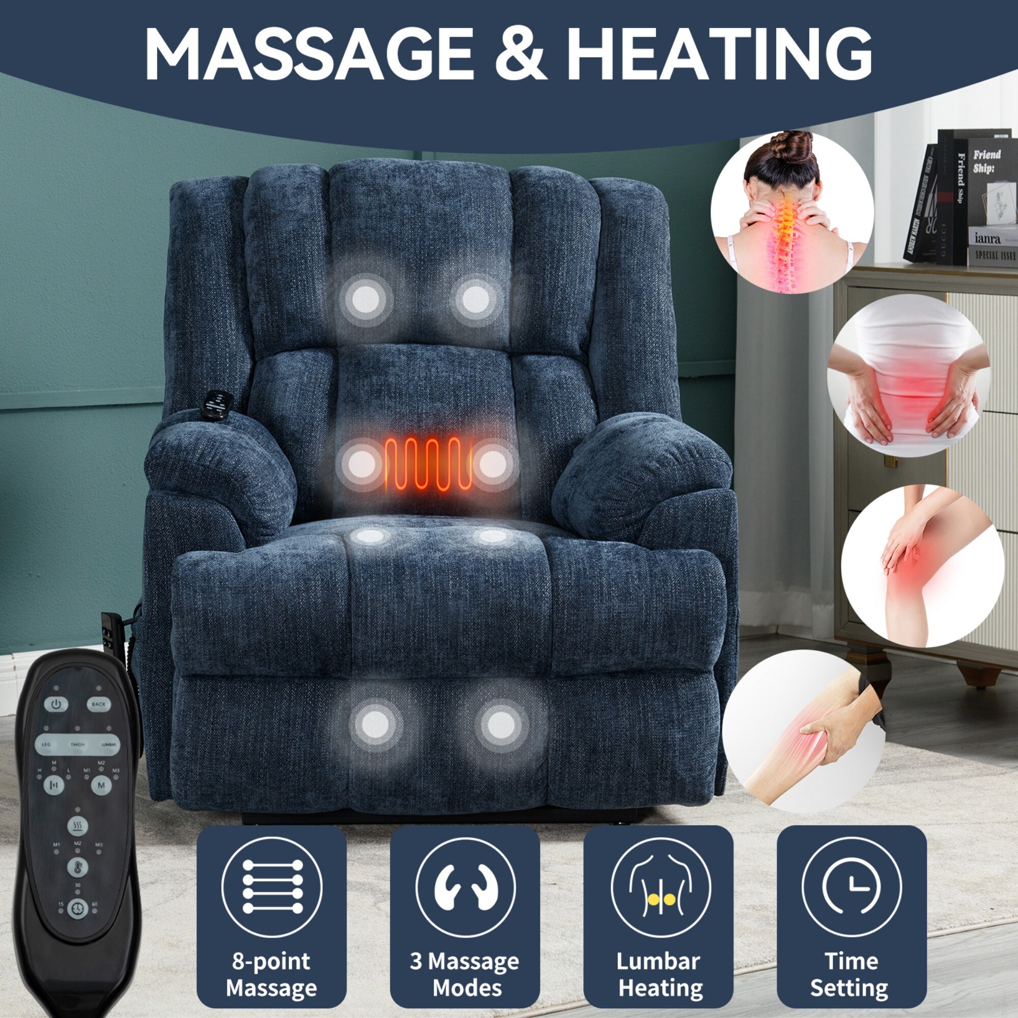 Boyel Living BL-CM889BL recliners - View #8