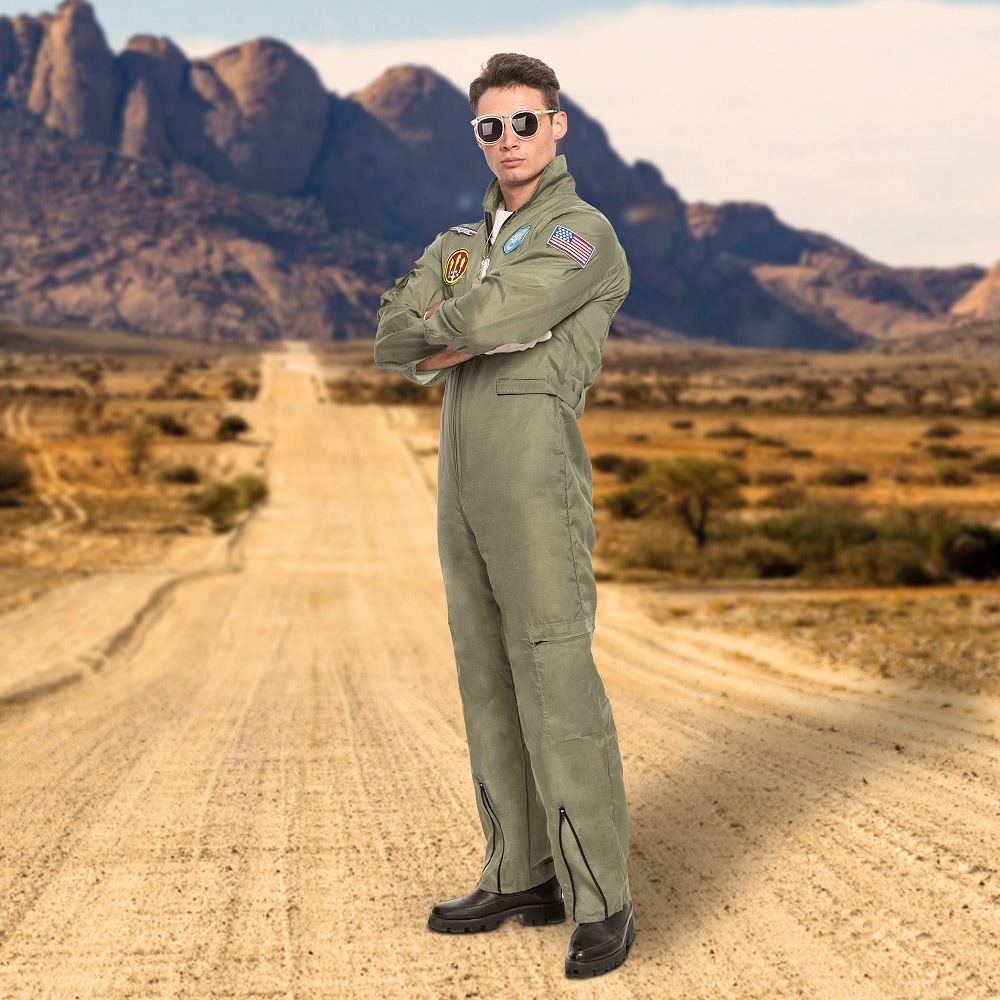 Joyfy 20100-M Men's Military Pilot Costume Set