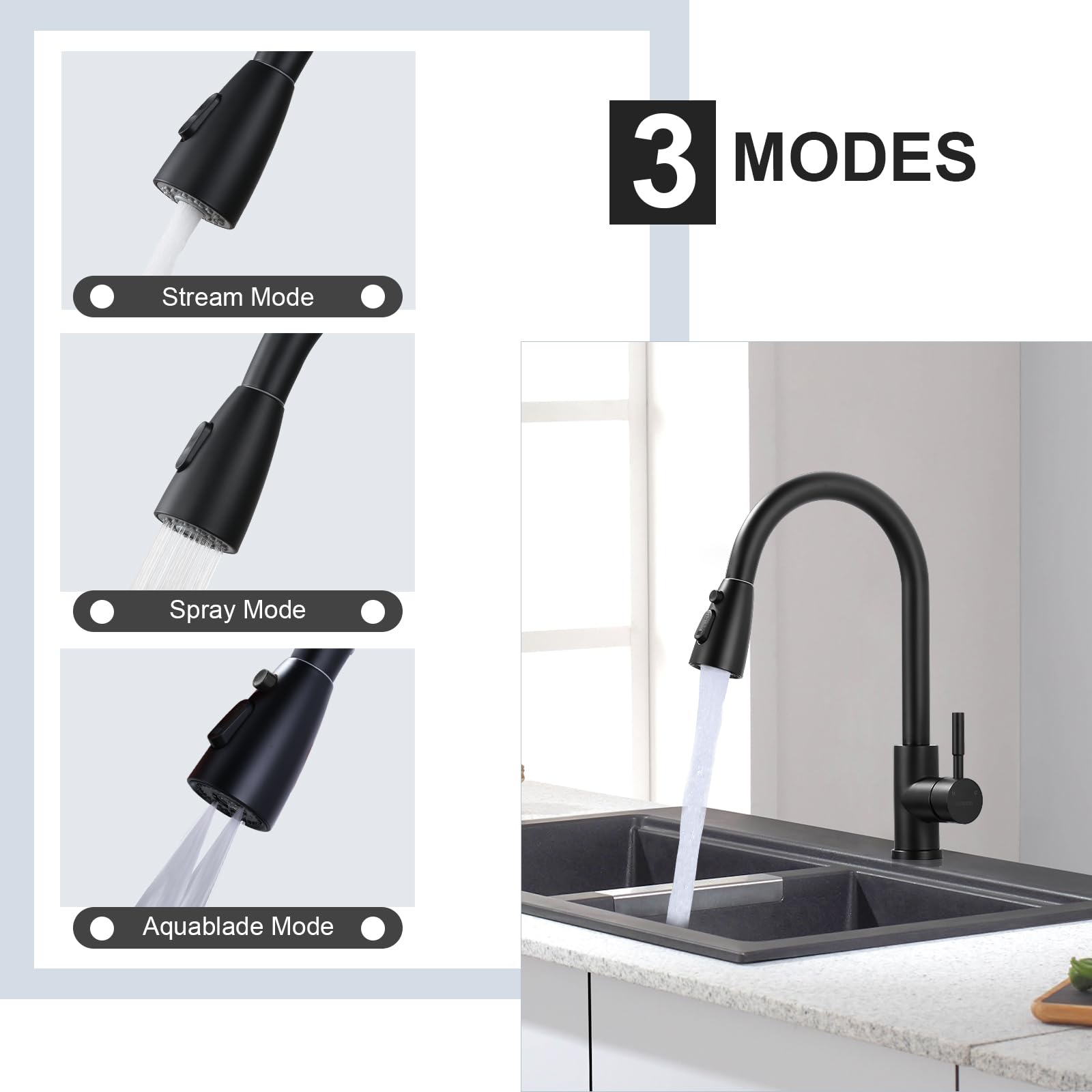 WOWOW 2310301B-LW Kitchen-Faucets - View #3