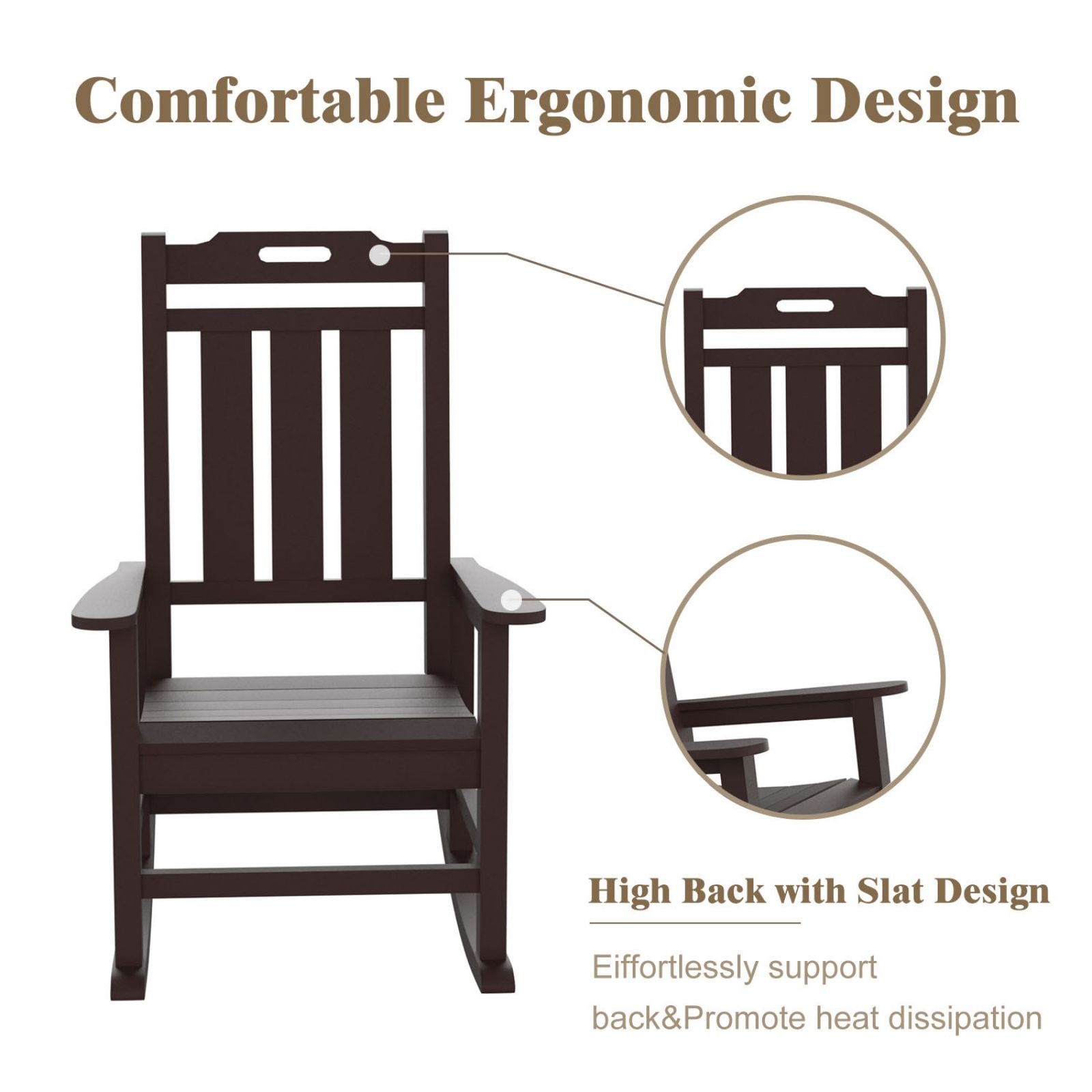 Forclover HYFAS04BK Patio-Chairs - View #4