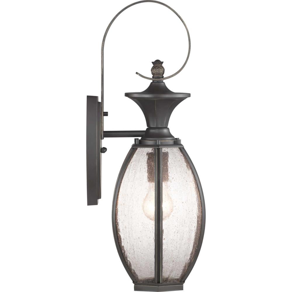 Antique Bronze Pineapple-Inspired Small Outdoor Wall Lantern