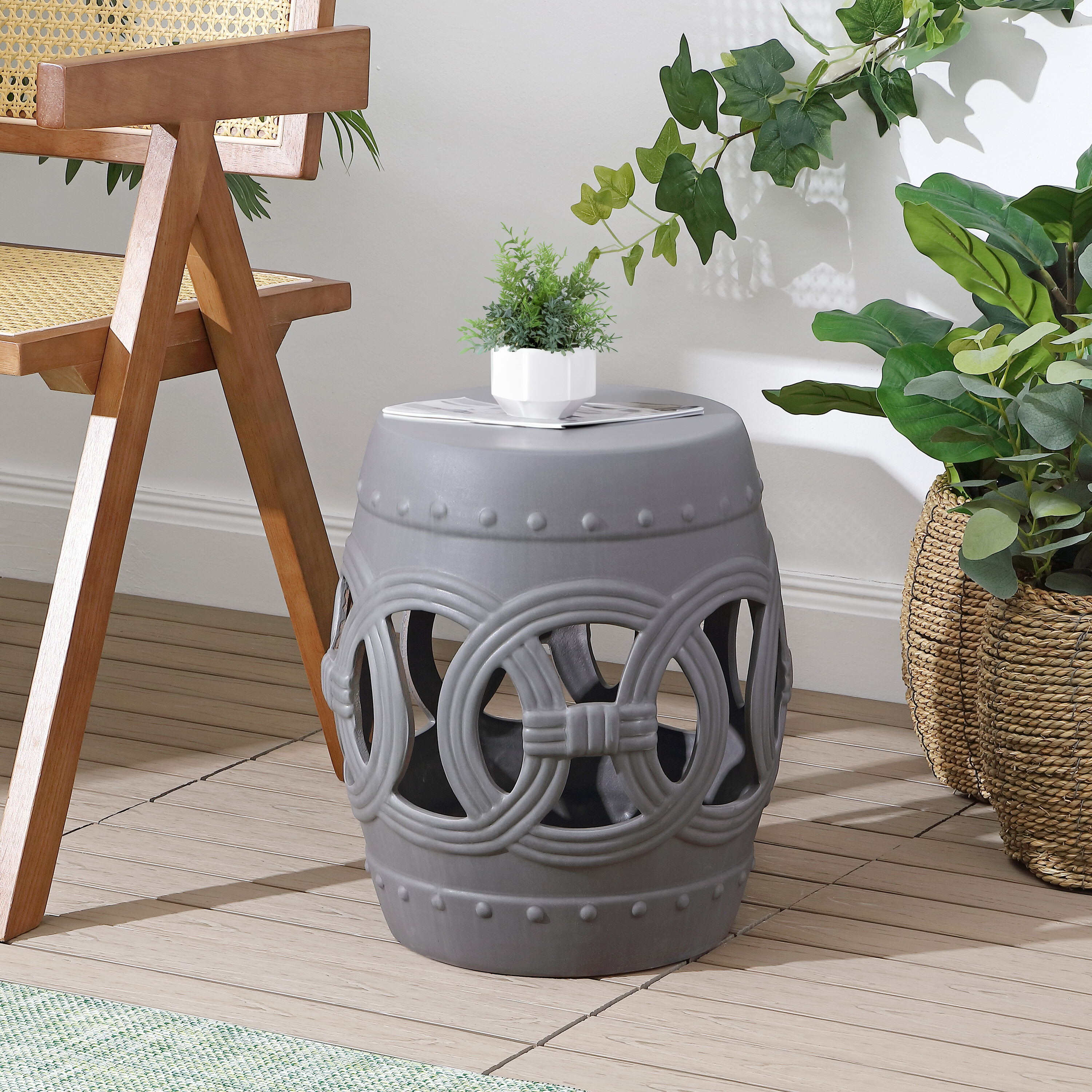 JONATHAN  Y TBL1022F Garden-Stools - View #2