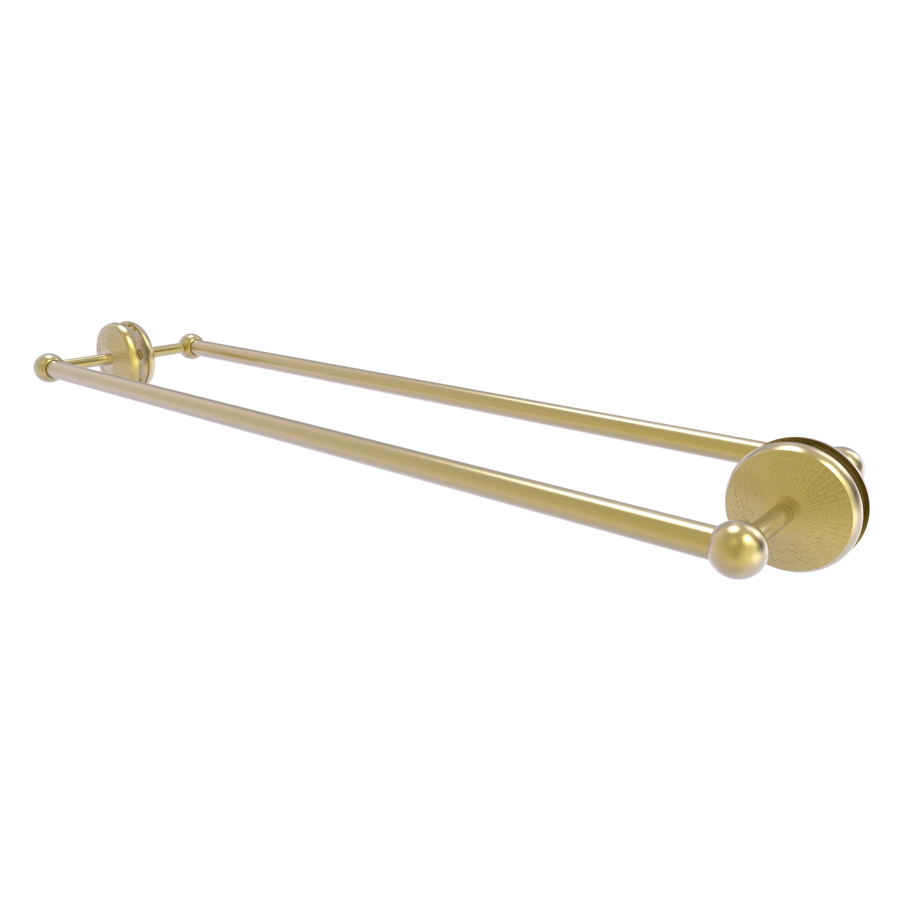 Allied Brass MC-41-BB-30-SBR Monte Carlo 30-in double Satin Brass Wall mount Double Towel Bar