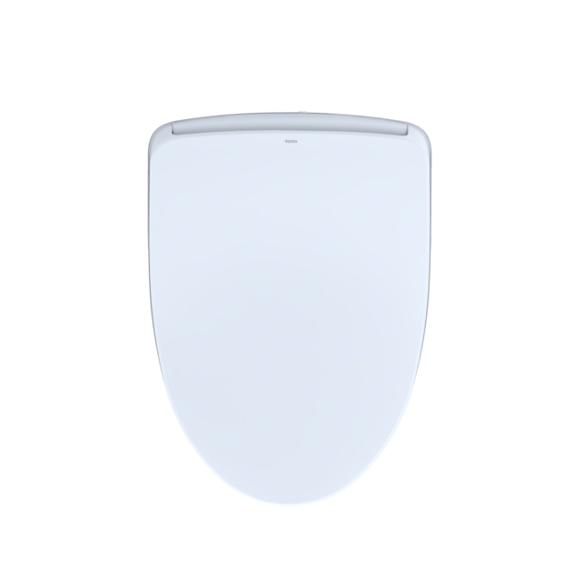 hooi Burger Bijna dood TOTO Washlet Cotton White Elongated Slow-Close Heated Bidet Toilet Seat in  the Toilet Seats department at Lowes.com