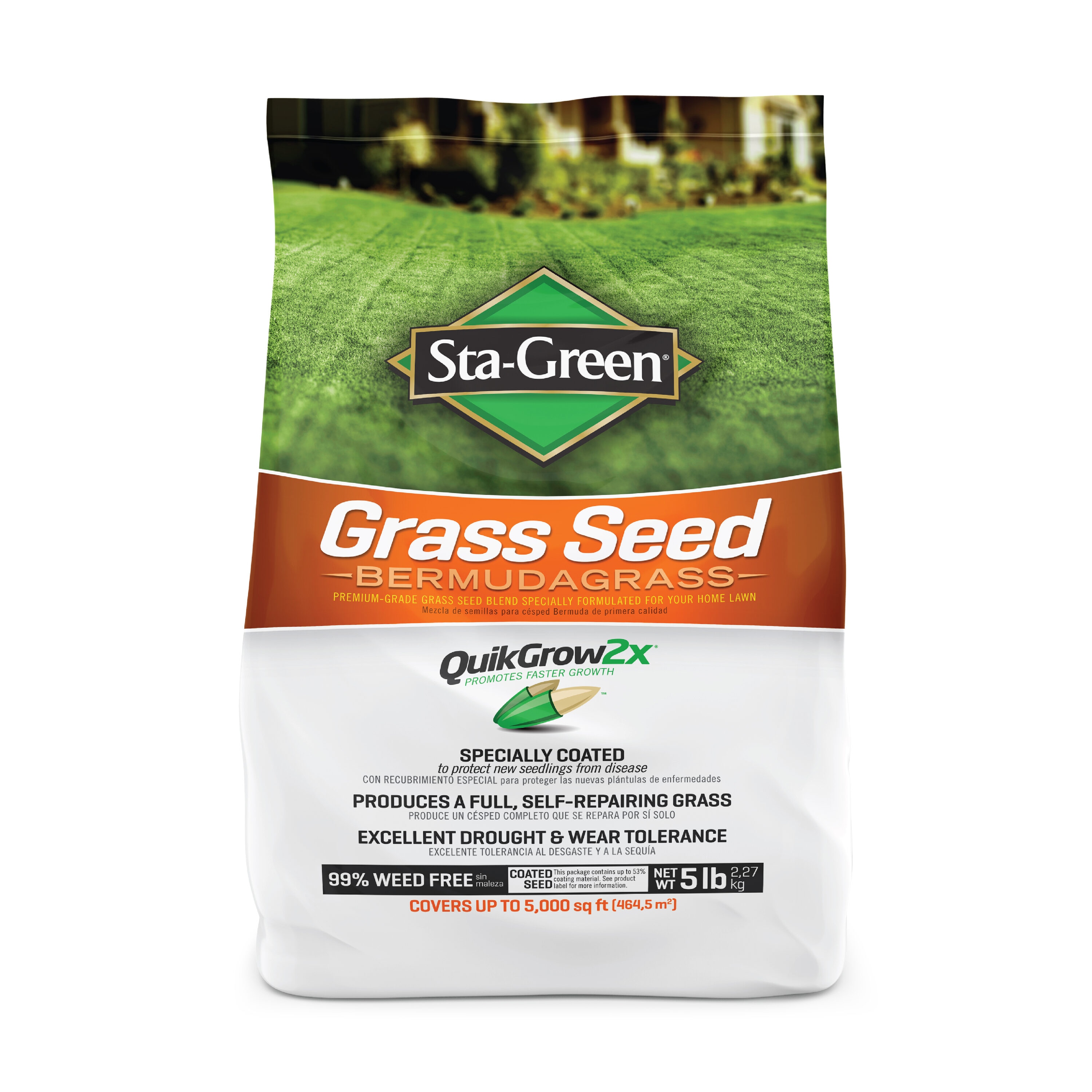 Sta-Green 5-lb Bermuda Grass Seed in the Grass Seed department at Lowes.com